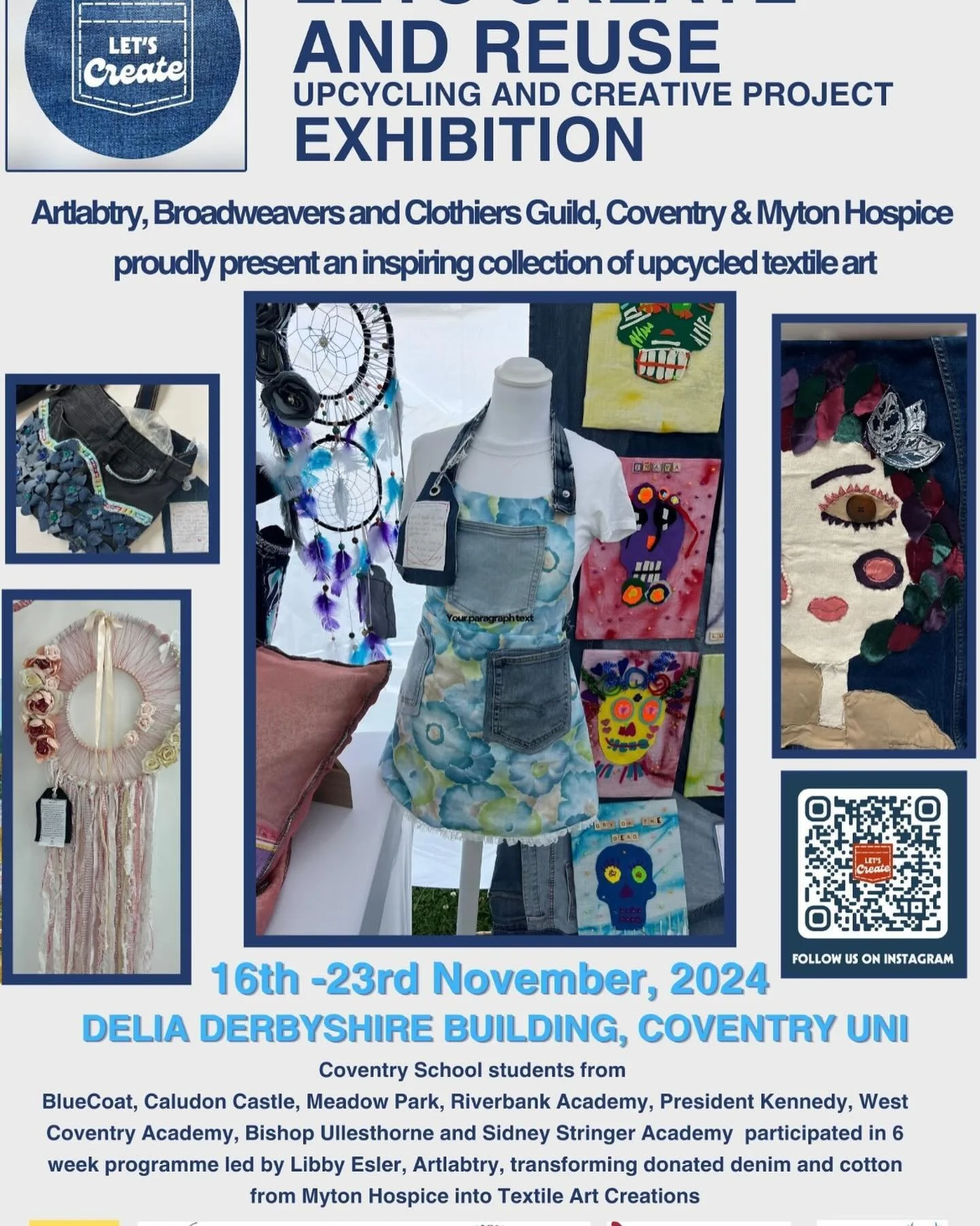 🎉 Join us this Saturday for a fantastic celebration at Coventry University! 🎉 

📅 Date: This Saturday 
🕚 Time: 11:30 AM - 1:00 PM 
📍 Location: Delia Derbyshire Building

We&rsquo;re excited to invite you to the opening of our exhibition, showcas