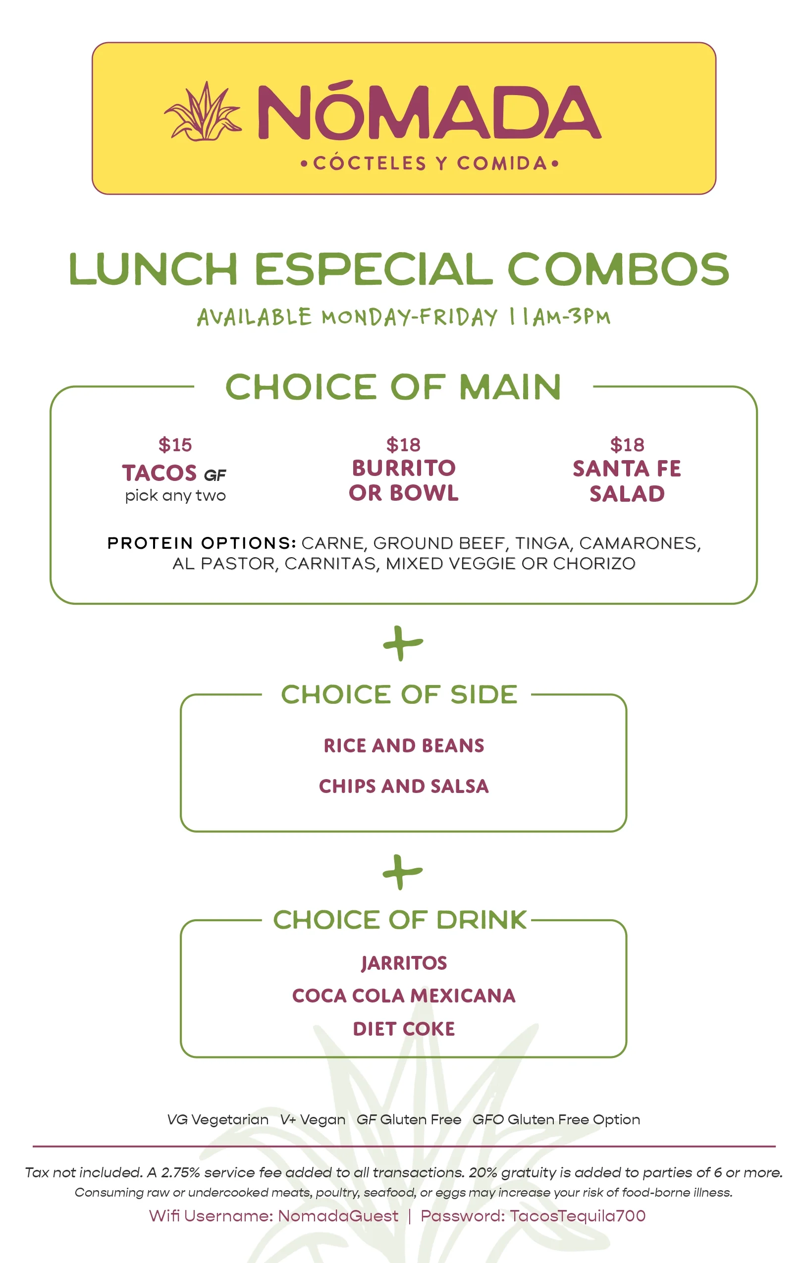 Lunch Combo, Value Lunch, Tacos, Burritos, Lunch, Verona
