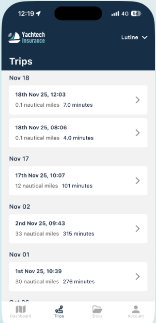 Trip Logging