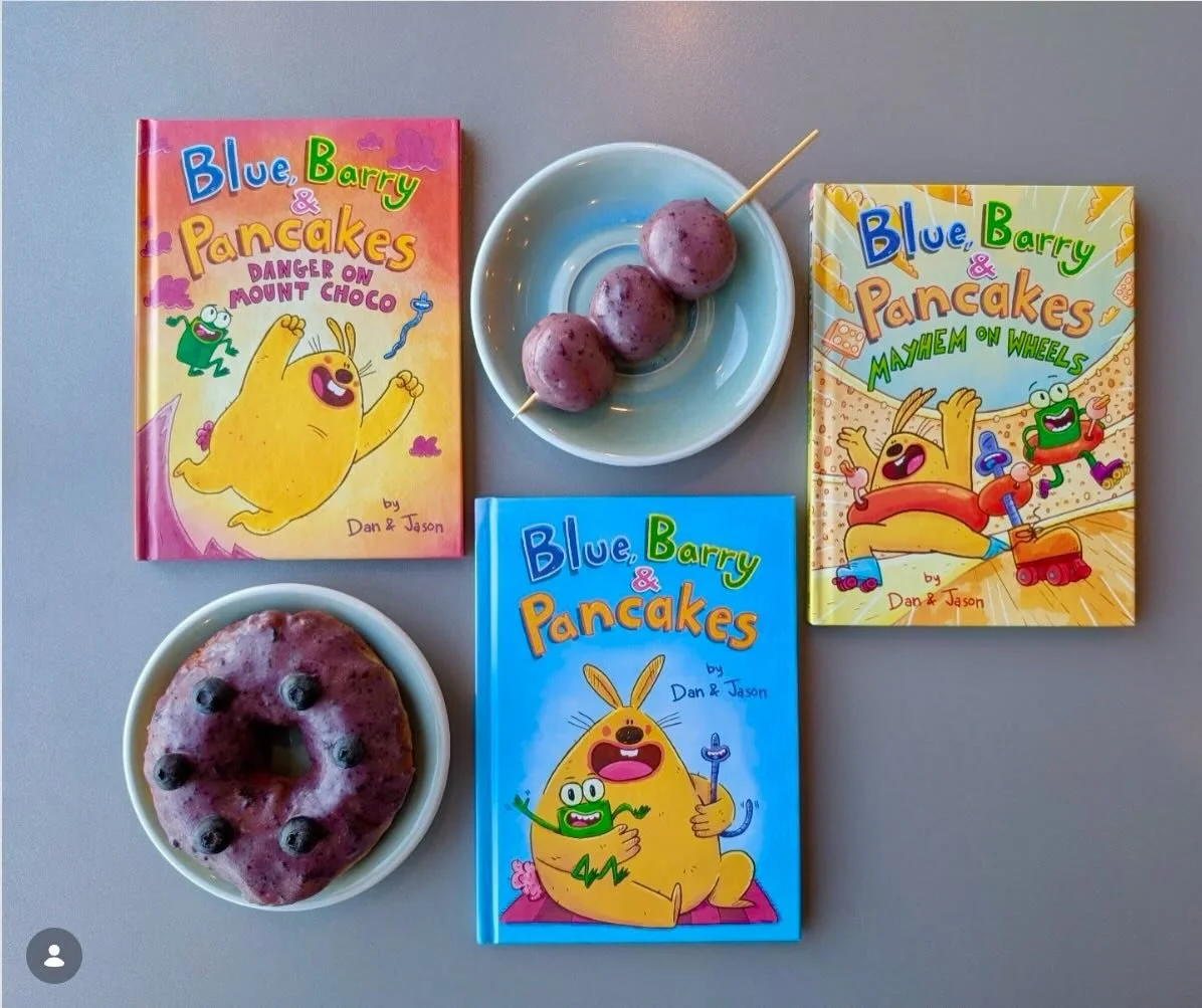 Start your weekend the correct way:

Donuts? Check.
Comics? Check.
Maximum happiness levels? CHECK.

Swing by Old Town Caf&eacute; &amp; Comics in Williston, Vermont, grab one of their ridiculously good donuts, crack open a Blue, Barry &amp; Pancakes