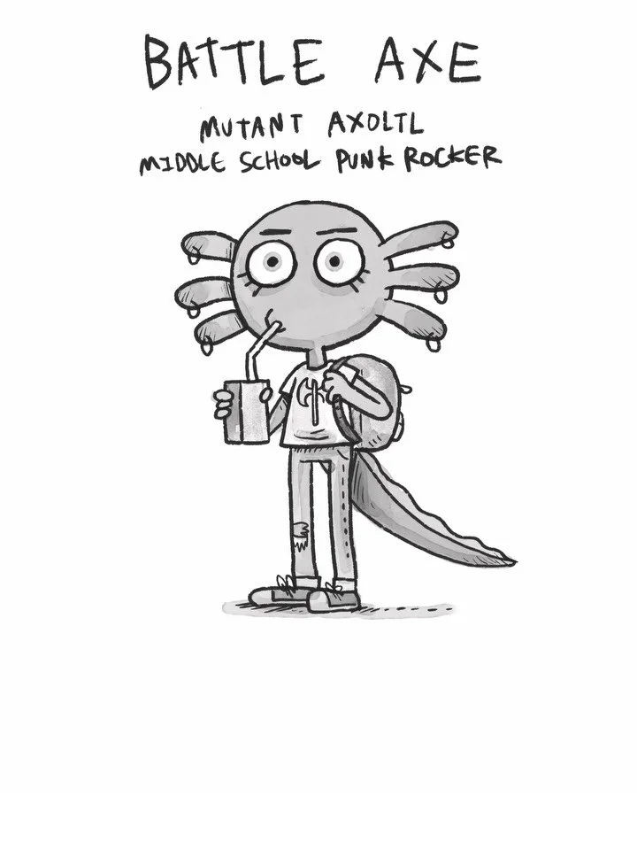 Do you have a kid who covers every available piece of paper with monsters, mutants, heroes, and extremely elaborate weapons?

Those are exactly the kids we make books for.

Over the past two weeks, people have been requesting their favorite Teenage M