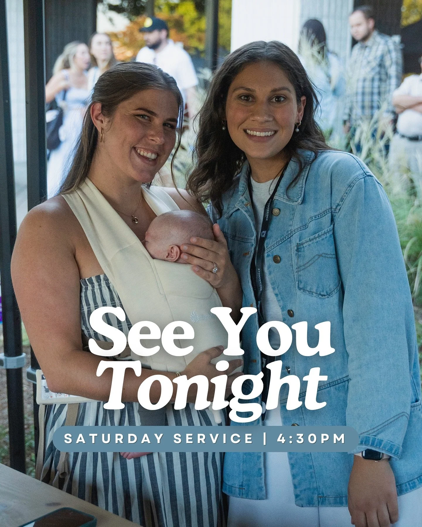 Stonebridge Bible we will see you tonight at our 4:30PM Saturday Service!