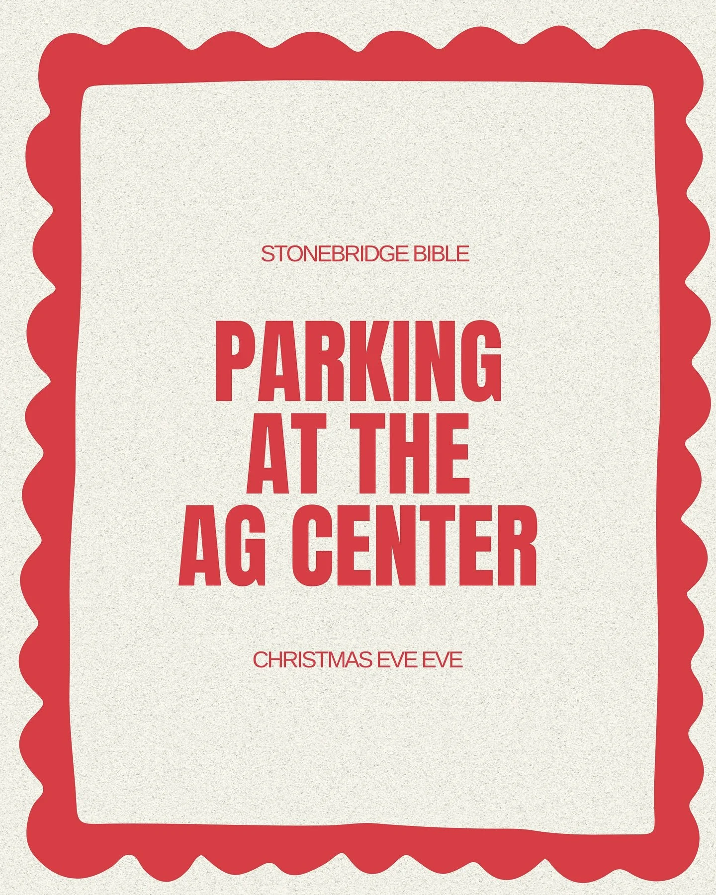 🚨 Important Information Regarding Parking 🚨

As we look forward to our Christmas Eve Eve Service TONIGHT, we wanted to share details regarding parking at the Williamson County AG Expo. As we have shared, we will be neighbors to the Festival of Ligh
