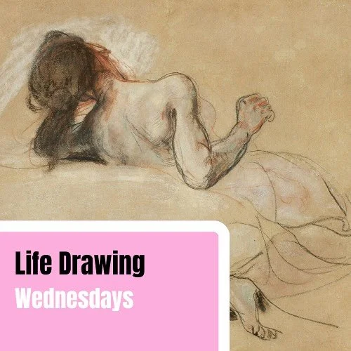 Don&rsquo;t miss our daytime life drawing session this week with MK! Wednesday, October 29, 11am-2pm in the Main Level classroom @motherbrookarts. Click the linkin.bio for registration information or contact us at info@motherbrook.org.