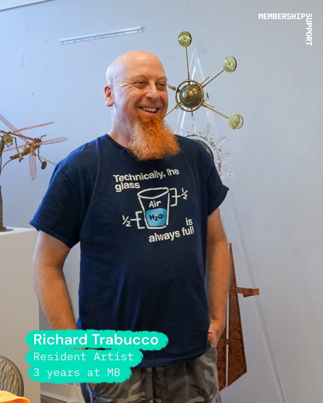 We asked our members what Mother Brook means to them. Here&rsquo;s what Richard Trabucco (Resident Artist of 3 years) had to say:

&ldquo;Creating and experiencing art to me is breath. It's an intergal part of my life. The community is really everyth