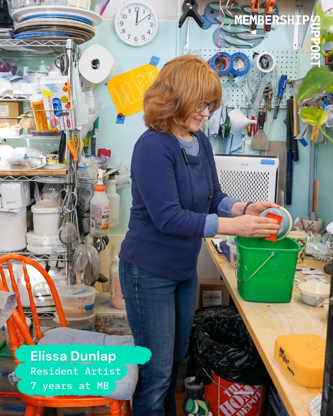 Your membership helps nurture this kind of growth, creating space, opportunity, and support for artists at every stage.
Become a member today!
1 week until #GivingTuesday! Your support helps provide art programs, classes, and studio spaces for our co