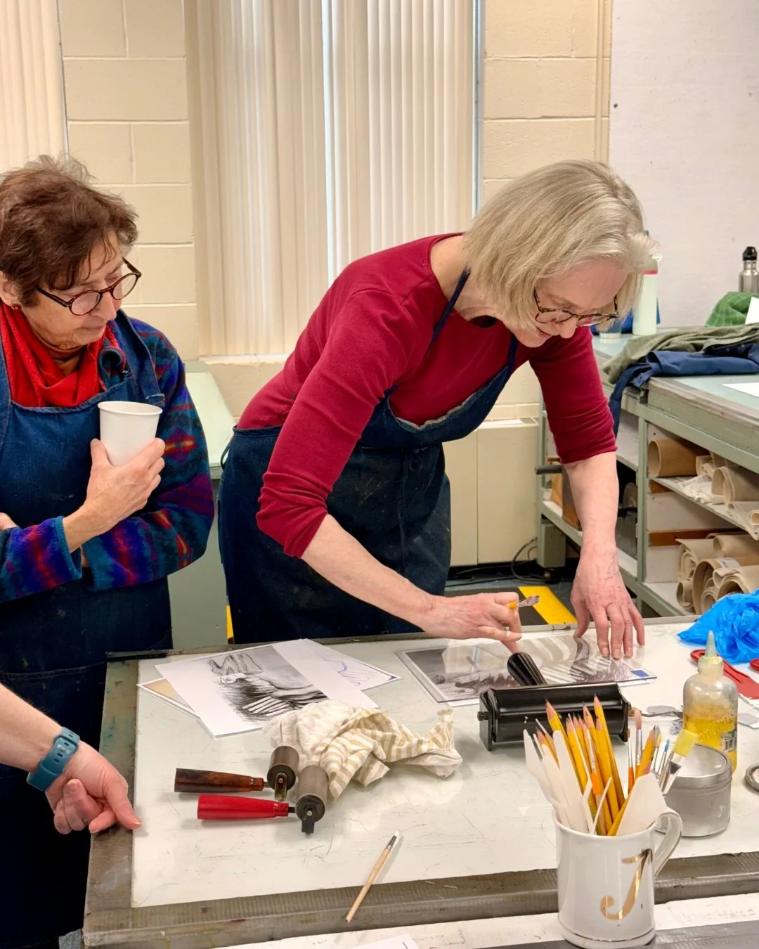 Grateful to Full Tilt Print Studio for an incredible mono print workshop this past Saturday.
So much texture. So much experimentation. So much learning.
Days like this remind us how powerful it is to create together.