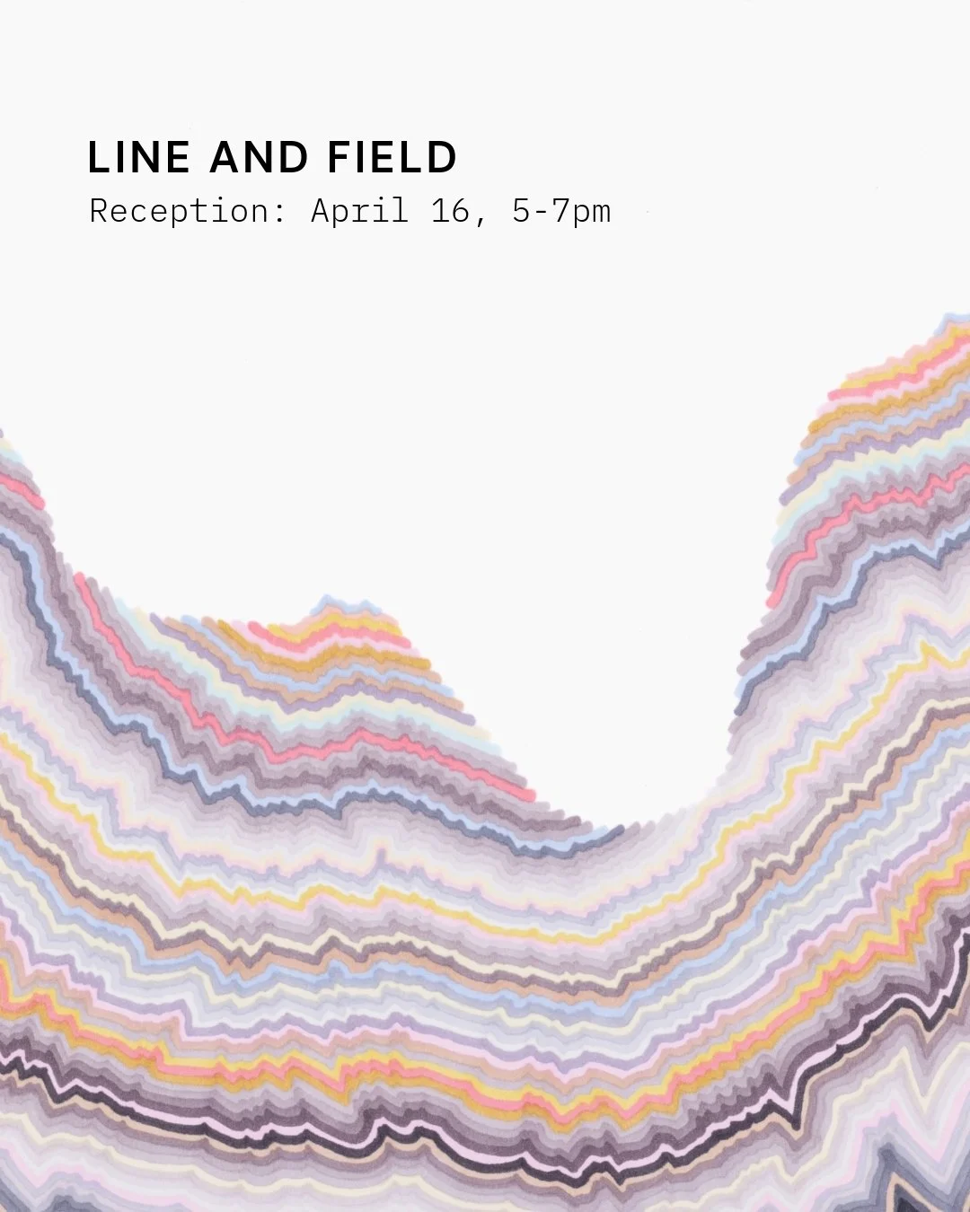 TOMORROW NIGHT! Come meet Elizabeth Slayton and Soren Whited at the opening reception for Line and Field.
This is the first time this mother and son have exhibited together &mdash; and the pairing is stunning. Elizabeth's luminous paintings explore h