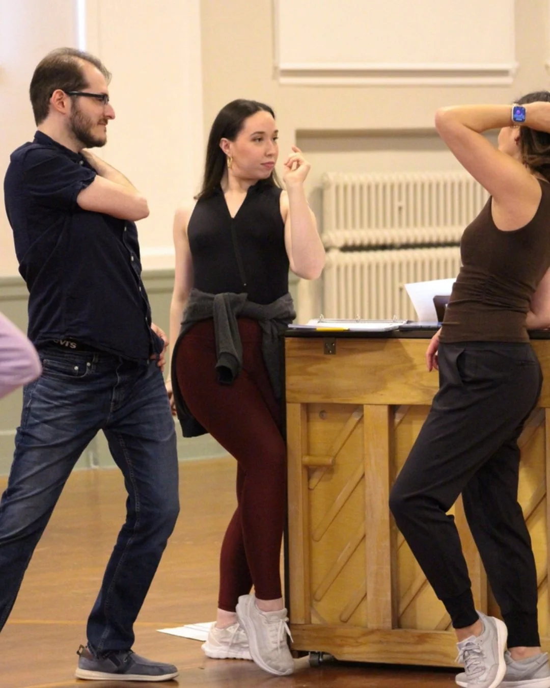 Merrily We Roll Along opening night is THIS FRIDAY!
Sullivan Rep is in rehearsal at Mother Brook Arts gearing up for the first show on Friday, June 12 at 7:30pm.
Join us for opening night and enjoy specialty concessions to celebrate, including a cash