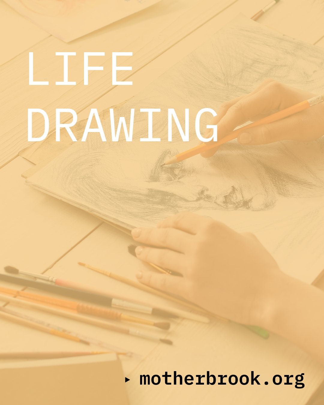Tomorrow at Mother Brook: Life Drawing.
Join us Wednesday, June 10 from 11am&ndash;1:30pm for an open life drawing session in Studio 11.
Artists will draw from life with a nude or partially clothed model. Bring your preferred materials. Wet and dry m
