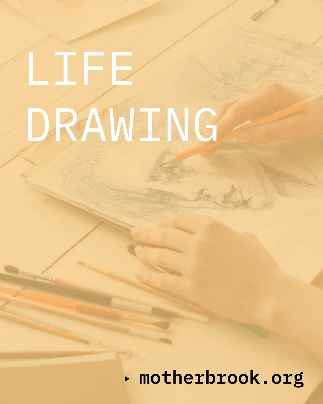 Tomorrow at Mother Brook: Life Drawing.
Join us Wednesday, June 10 from 11am&ndash;1:30pm for an open life drawing session in Studio 11.
Artists will draw from life with a nude or partially clothed model. Bring your preferred materials. Wet and dry m