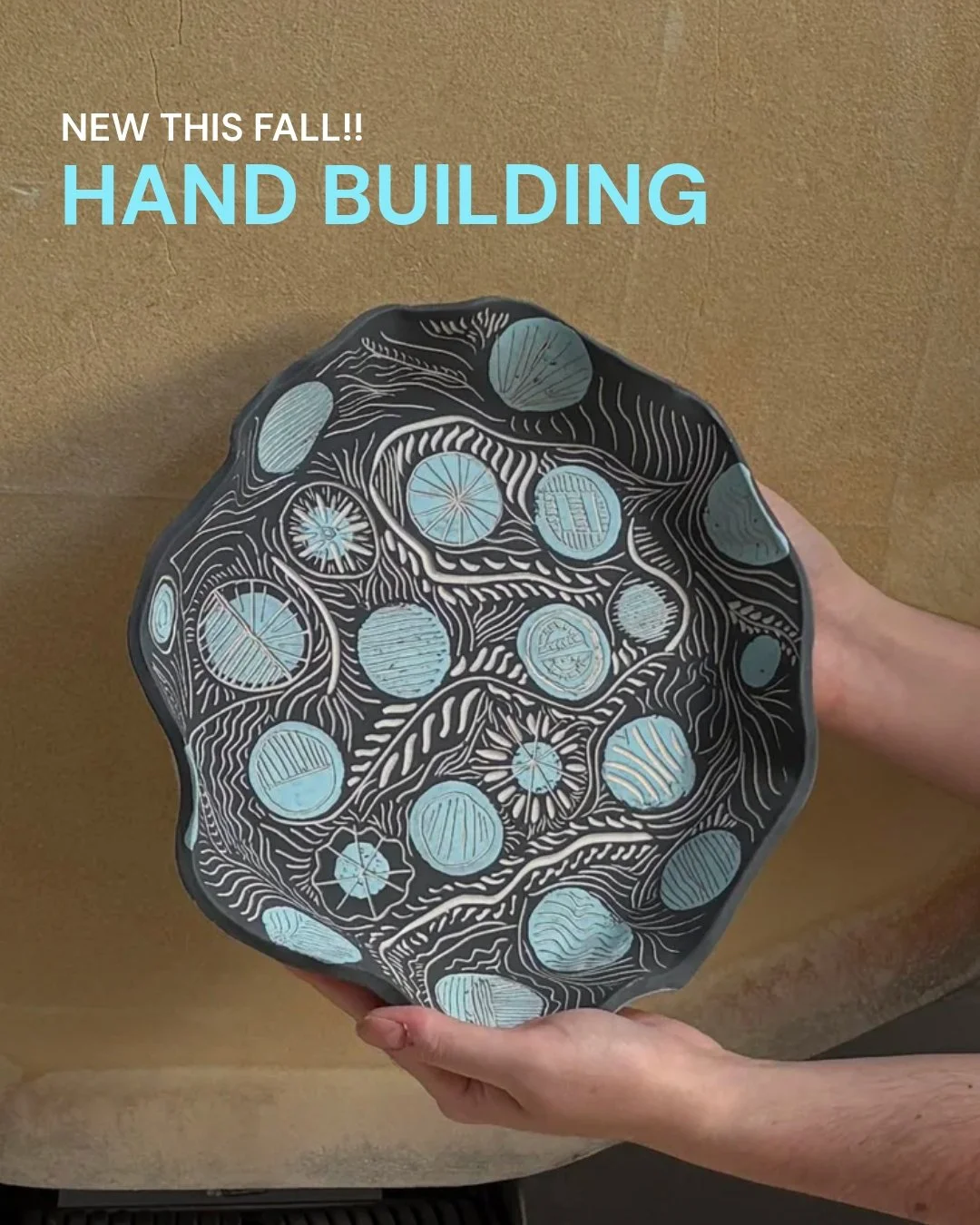 New session alert! 🏺 Meet Hand-Building with Rocky Prull : a brand-new, all-hand-building ceramics class on Wednesday mornings at 10am. This class is perfect for beginners and experienced potters alike, you'll explore the foundations of hand-buildin