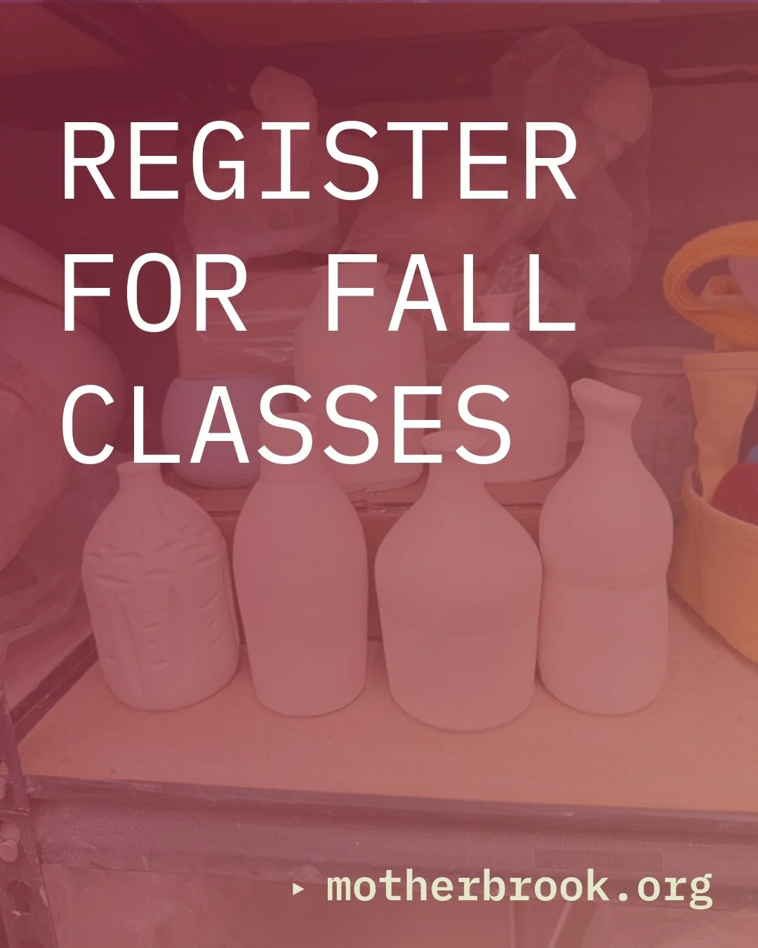 Fall is taking shape at Mother Brook, with hands-on classes for children, teens, and adults beginning throughout September. Learn wheel throwing or handbuilding, explore painting and printmaking, or find a new way to make alongside others. Whether yo