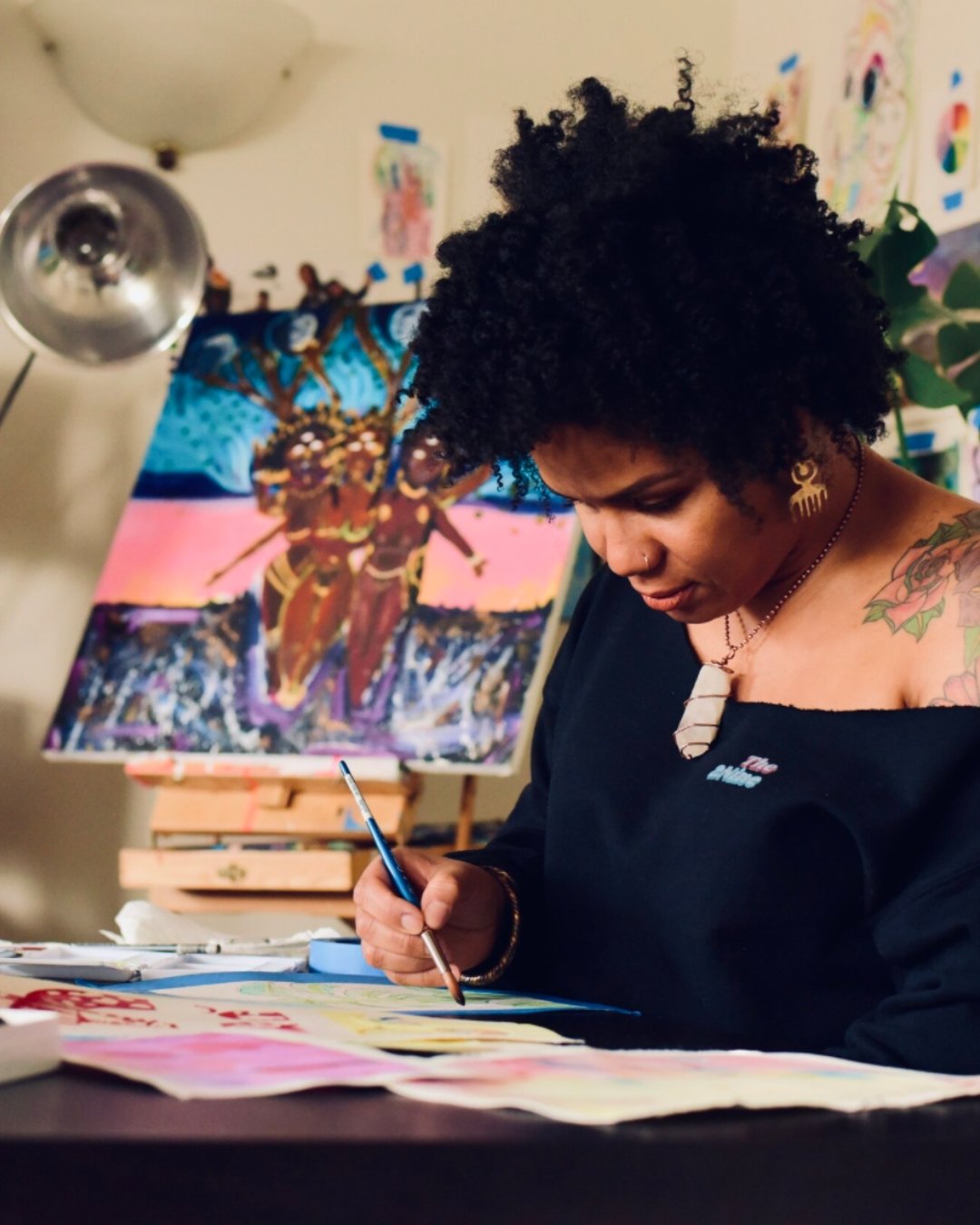 Join us for an evening of playful experimentation with color, texture, pattern, and Gelli plate monoprinting, with Boston-based teaching and interdisciplinary artist Zahirah Nur Truth of ZNT Arts.

✨ No experience necessary!
🖌️ All materials include