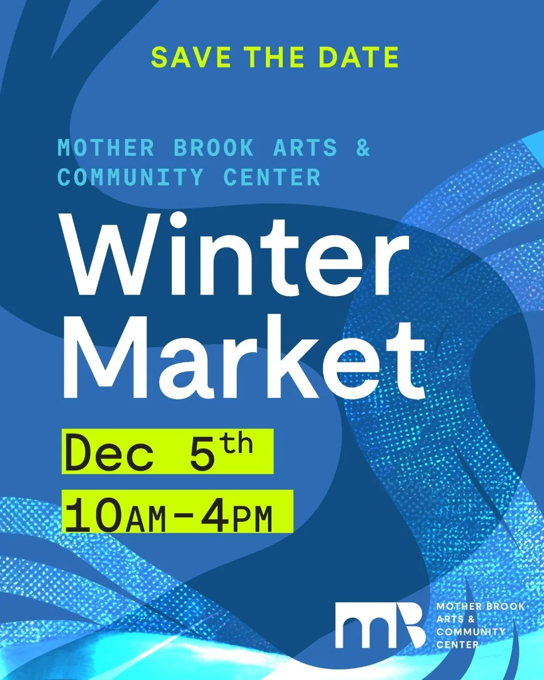 Save Saturday, December 5 for Winter Market at Mother Brook! Explore artist studios, shop fine craft vendors, and enjoy free, all-ages art activities throughout the building. Meet the makers behind the work and spend a creative day in Dedham.

Decemb