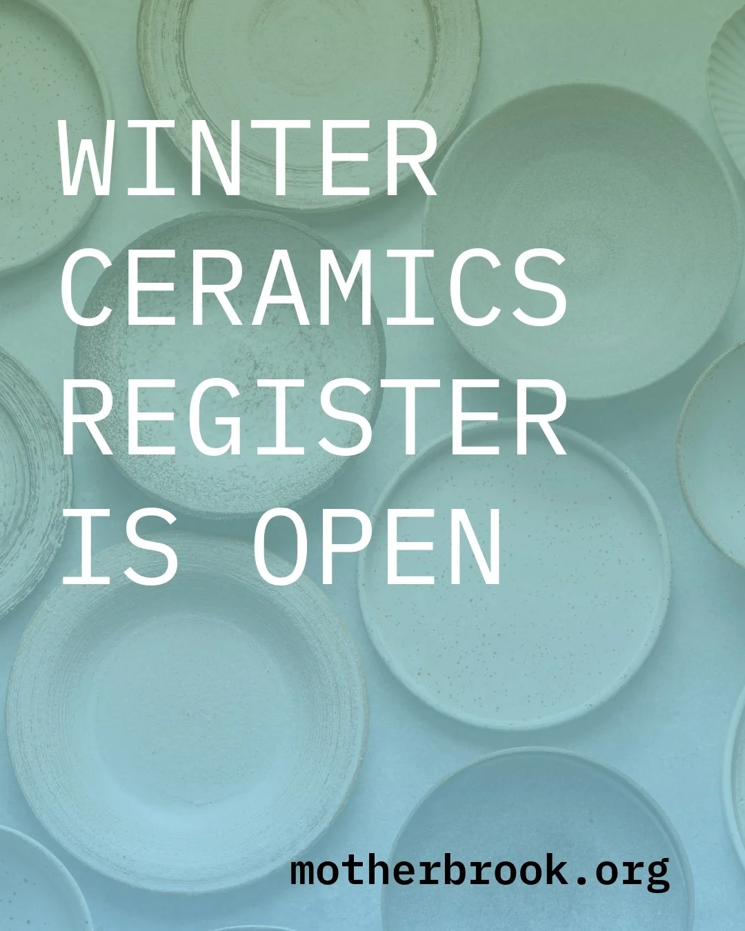 Winter ceramics registration is open! Spend part of the new year at the wheel or building by hand at Mother Brook. Browse the winter classes and find the one that fits your interests and experience. #MotherBrookArts #DedhamMA #CeramicsClasses