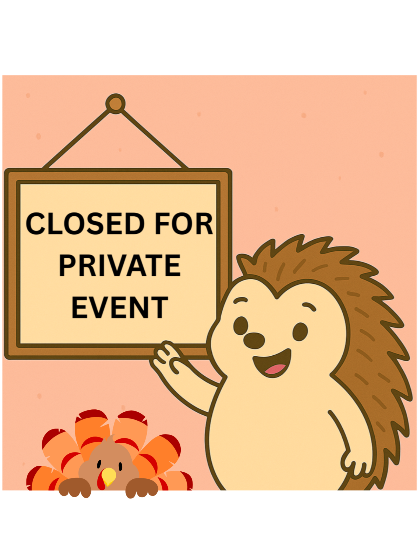Closed for a private event