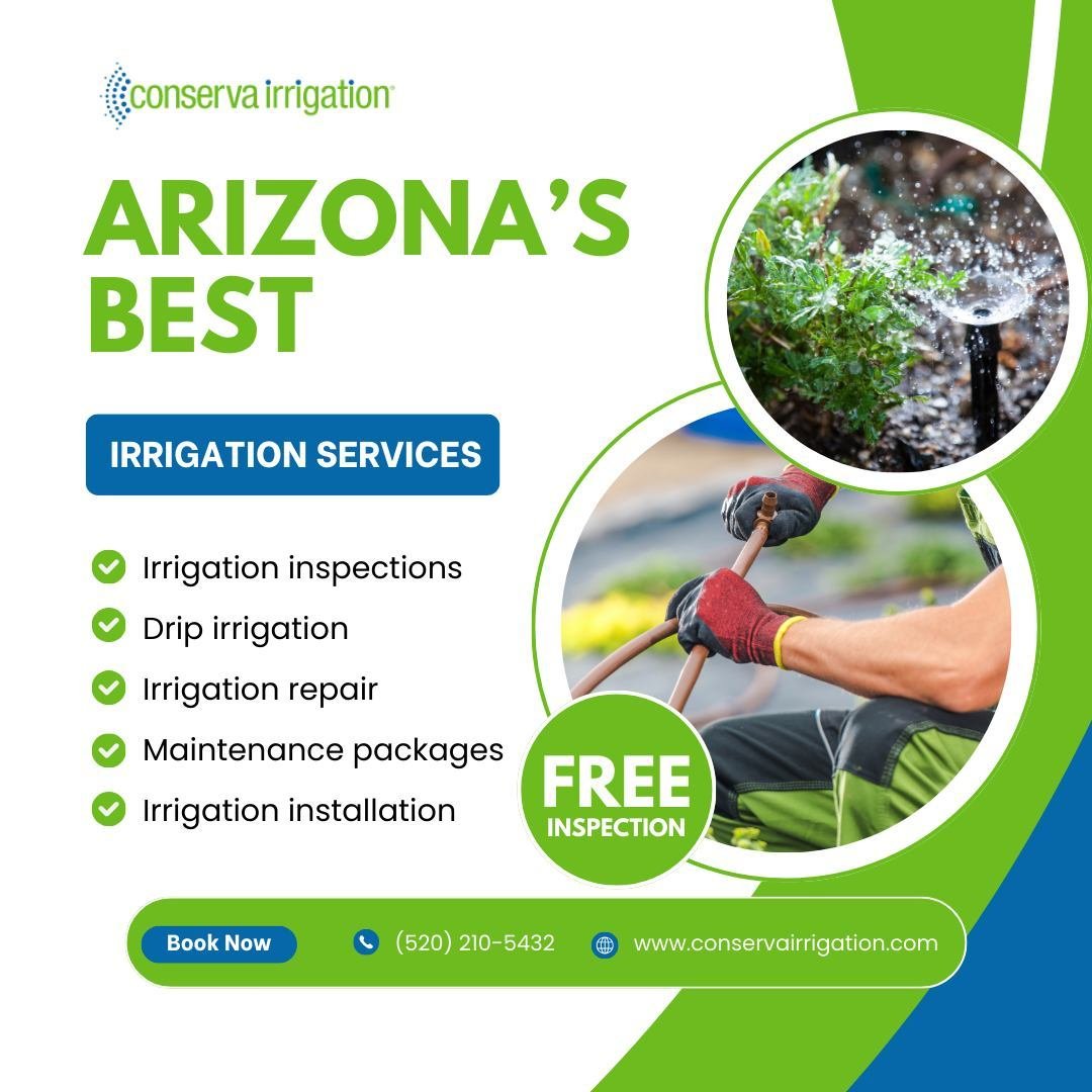 Conserva Irrigation: Smart Irrigation for a Greener Tomorrow 🌱

At Conserva, we&rsquo;re passionate about saving water, saving money, and helping your landscape thrive! From free sprinkler inspections to eco-friendly solutions like drip irrigation, 