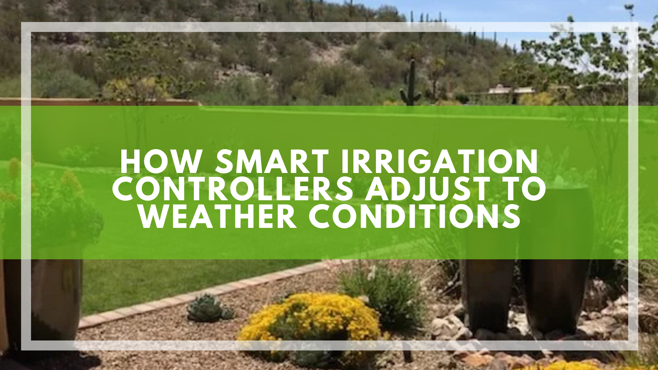 How Smart Irrigation Controllers Adjust to Weather Conditions