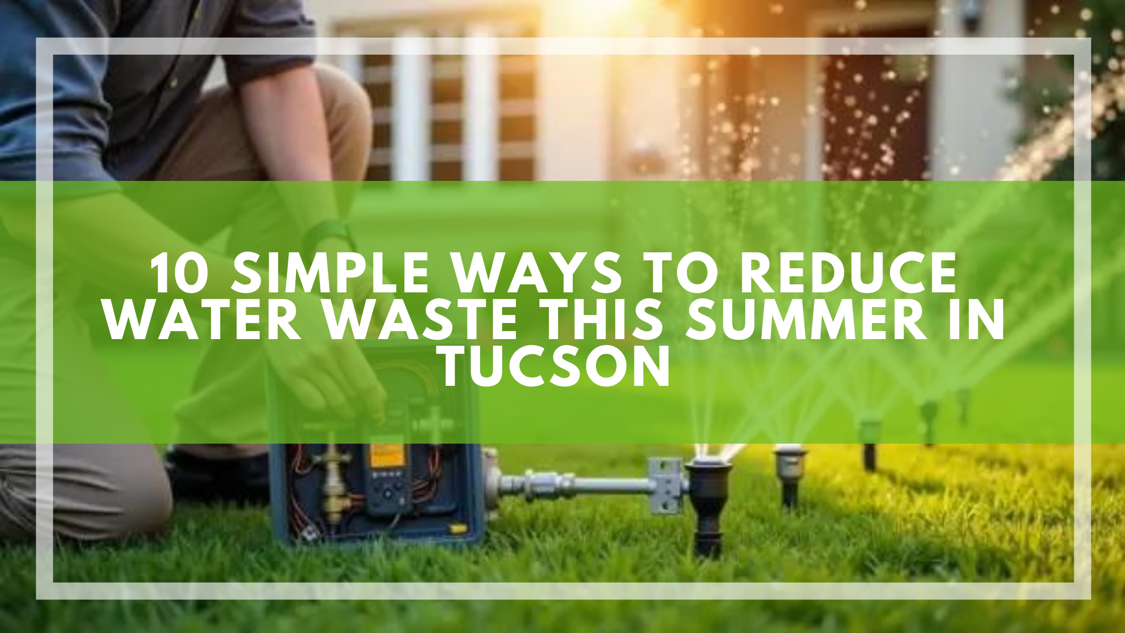10 Simple Ways to Reduce Water Waste This Summer in Tucson