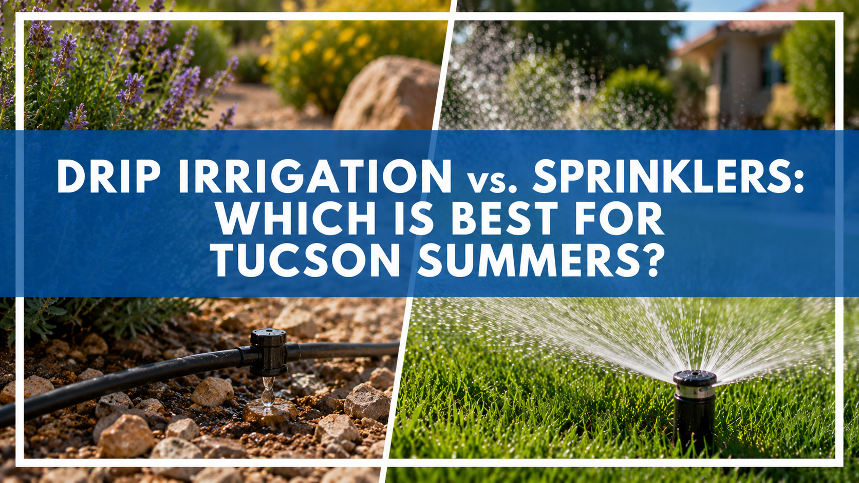 Drip Irrigation vs. Sprinklers: Which Is Best for Tucson Summers?