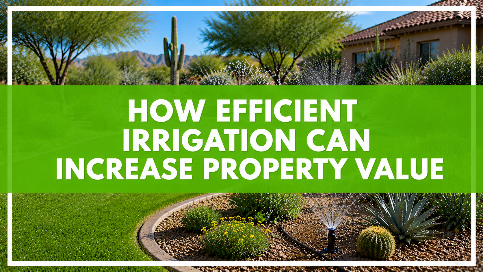 How Efficient Irrigation Can Increase Property Value