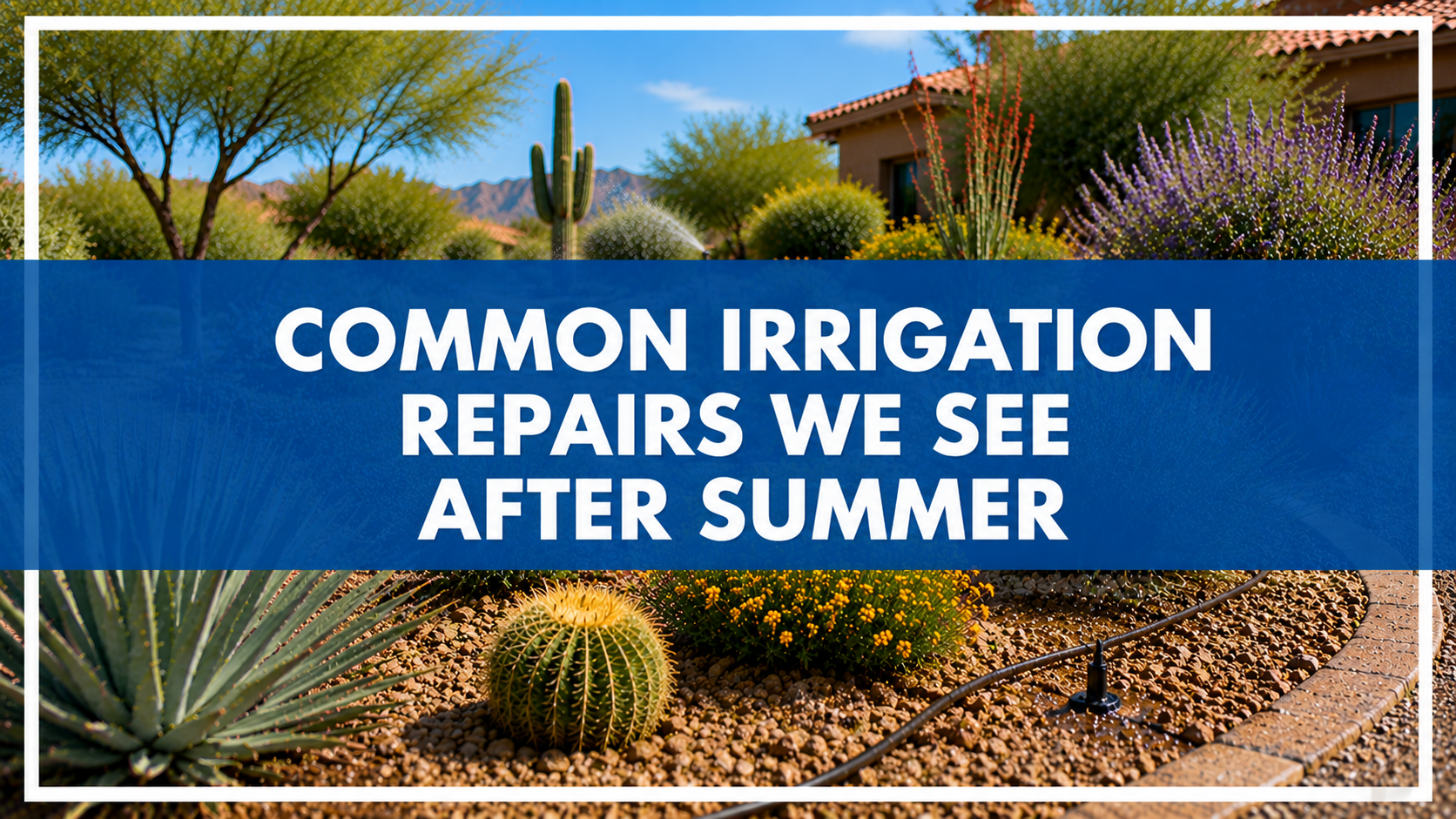 Common Irrigation Repairs We See After Summer