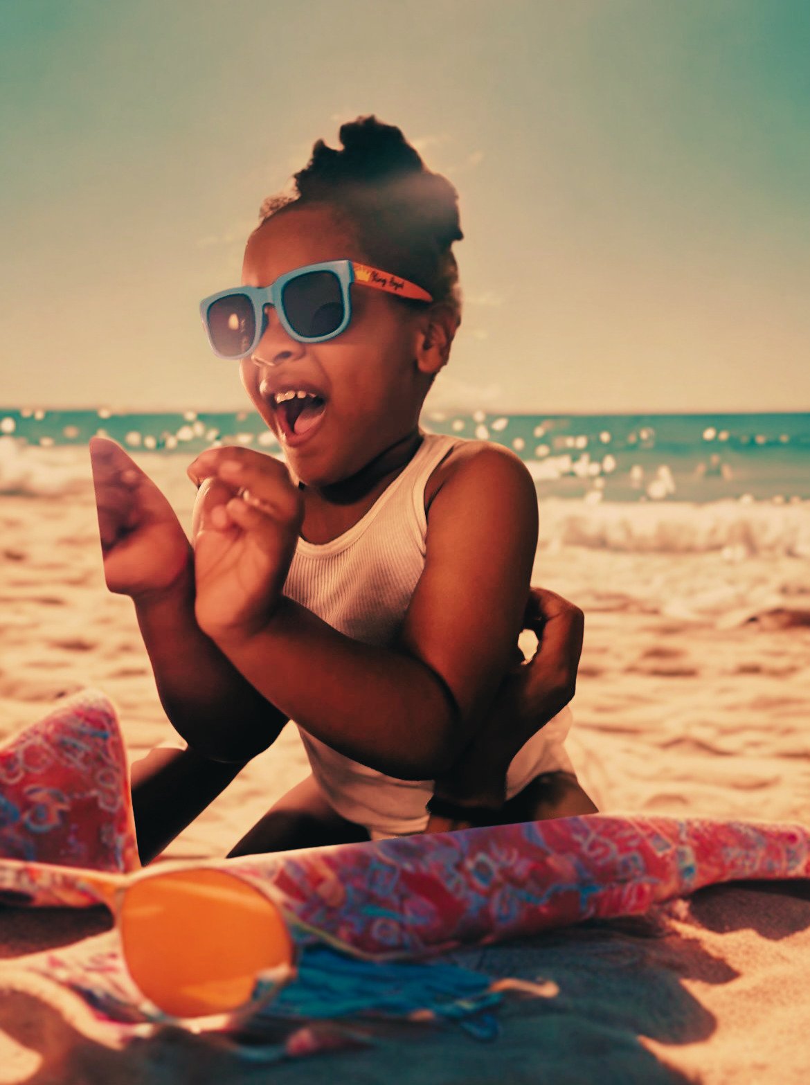King Loyal Collection - Peek a Boo I see you Spring days - Kid Sunglasses
