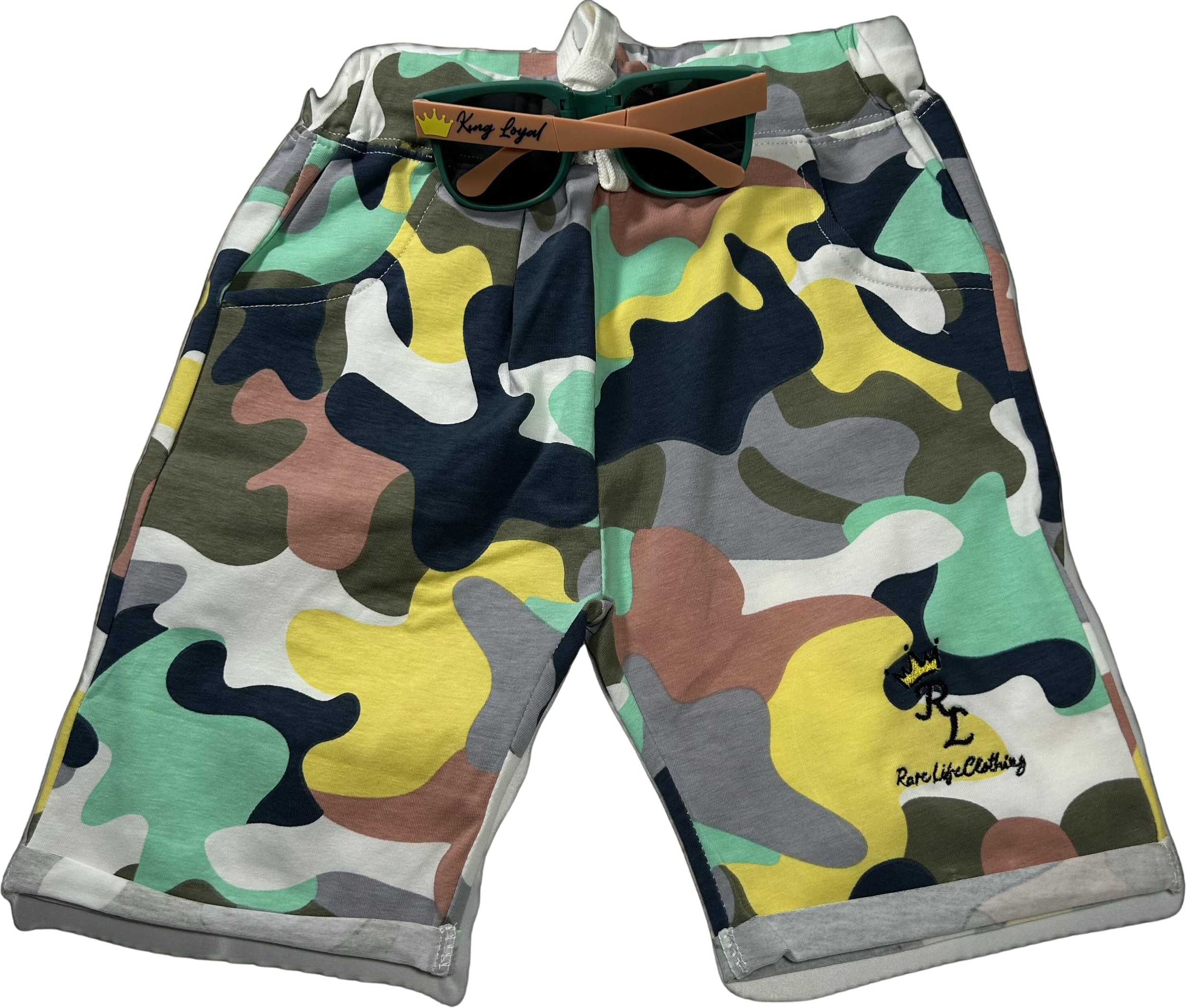 King Loyal Collection - Camo Give me Ammo  Shorts