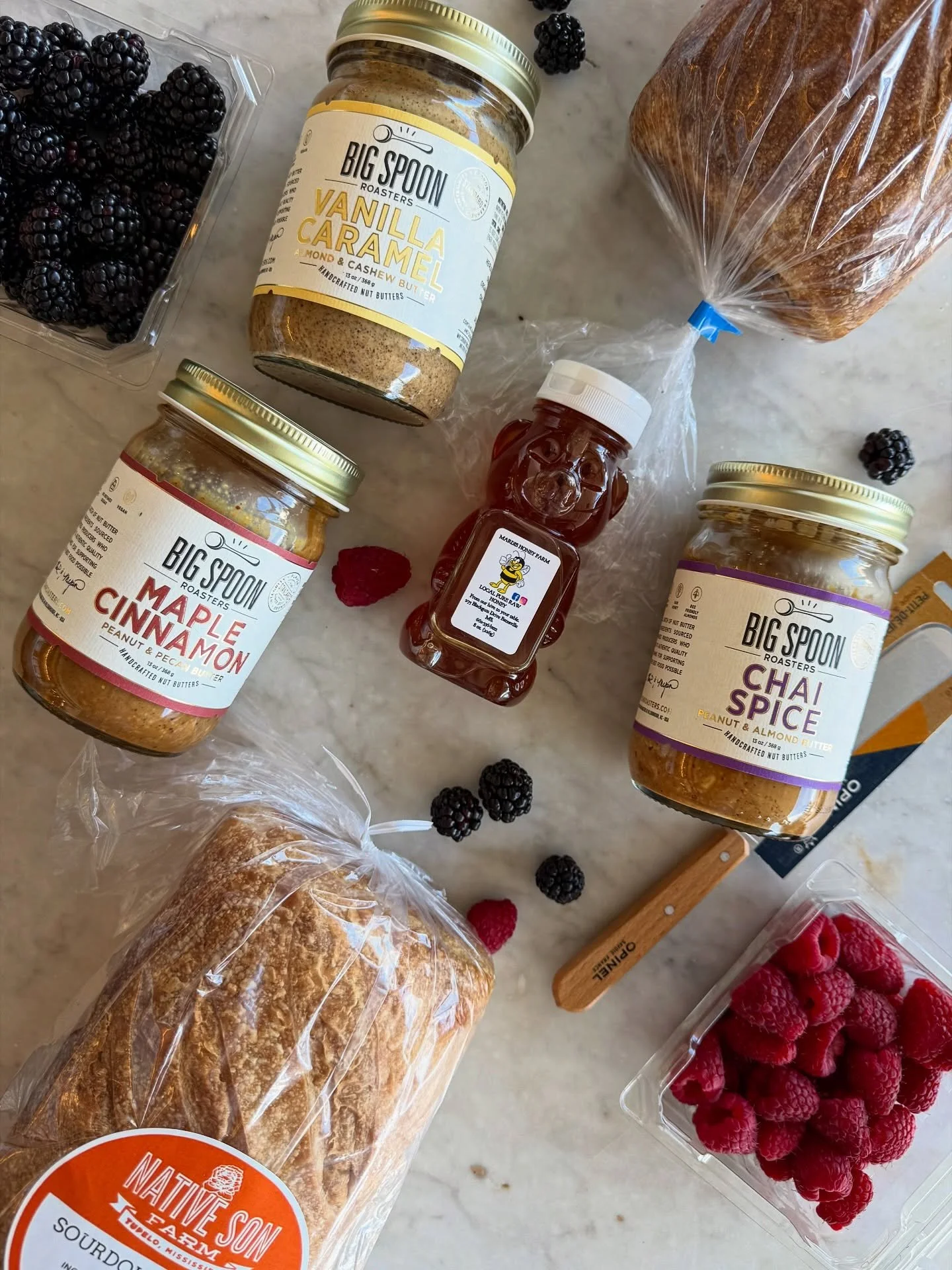 🥄 @bigspoonroasters is ON SALE! 🥄

Now through Sunday, 3/29, get 15% off all Big Spoon purchases. 

These nut butters are made in North Carolina in small batches by hand, ensuring each jar meets the highest standards. They work with farmers to purc