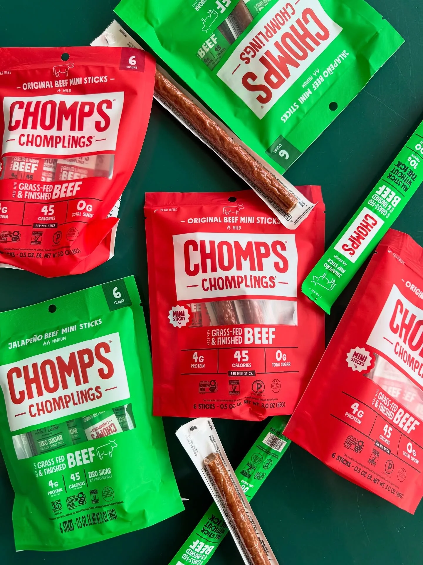 @chomps are on sale through 4/14! 

We love @chomps because they eliminate the guesswork. When you eat these meat sticks, you know you&rsquo;re getting a high protein snack free of sugar, additives, and allergens without sacrificing flavor. 

@chomps
