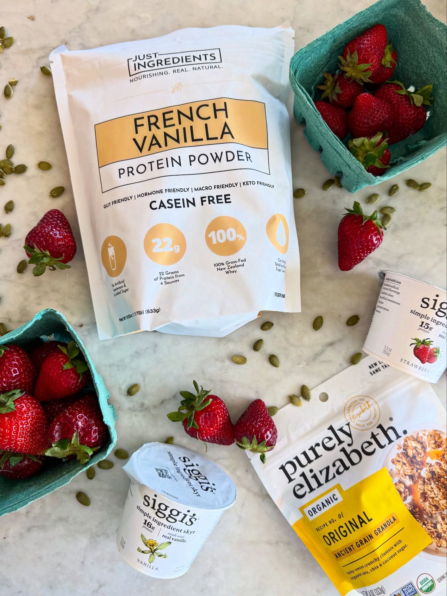 🍓 Local strawberry season is in full swing 🍓

Our strawberry farmers have been hard at work. We&rsquo;re stocked with local strawberries from @cherrycreekorchards and organic berries from @nativeson.farm.

🍓 We love them in a smoothie with @just.i