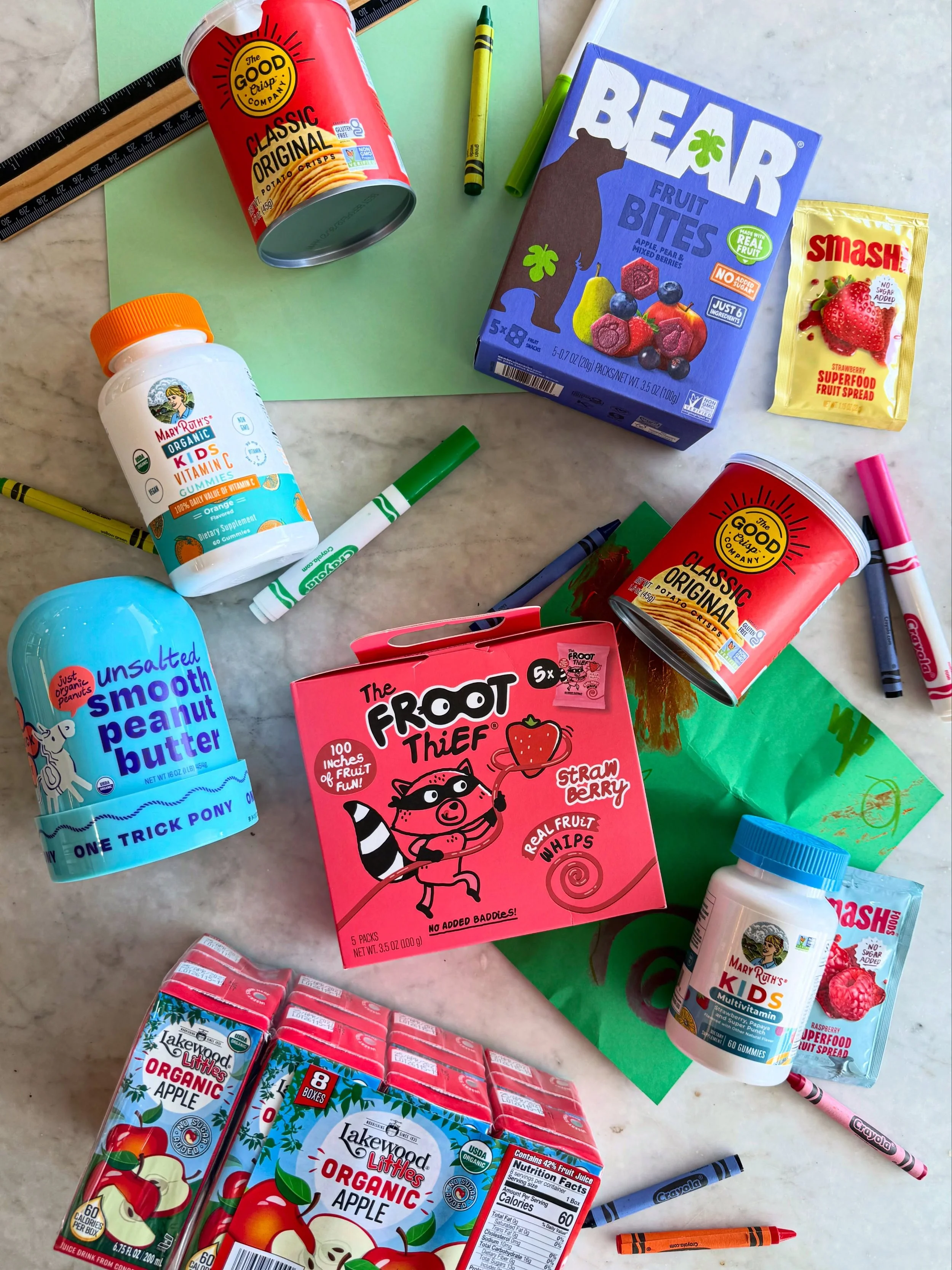 🍎 Back to School! 🍎

Class is in session! Come stock up on all your lunchbox essentials. Some of our favorites are:

🍎 vitamins from @maryruthorganics 

🍎 fruit snacks and rolls from @thefrootthief and @bearfruitsnacks.us 

🍎 jams from @eatsmash