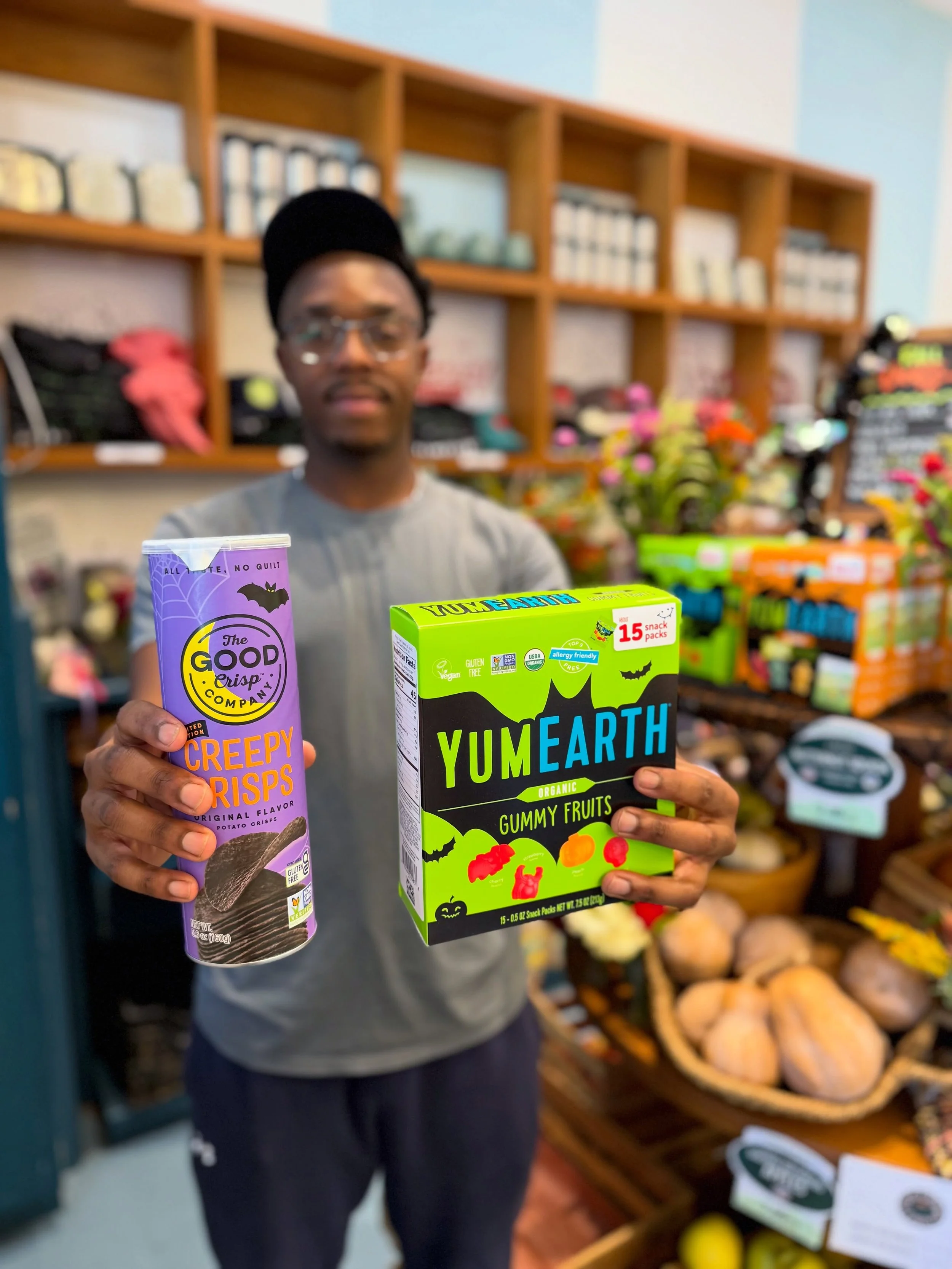 🎃 It&rsquo;s Spooky Szn 🎃

Creepy treats just dropped! Come stock up on Halloween goodies from @yumearth and @thegoodcrispcompany.

While you&rsquo;re here, stock up on local heirloom pumpkins and gourds from @homesteadfarmscoldwater or local butte