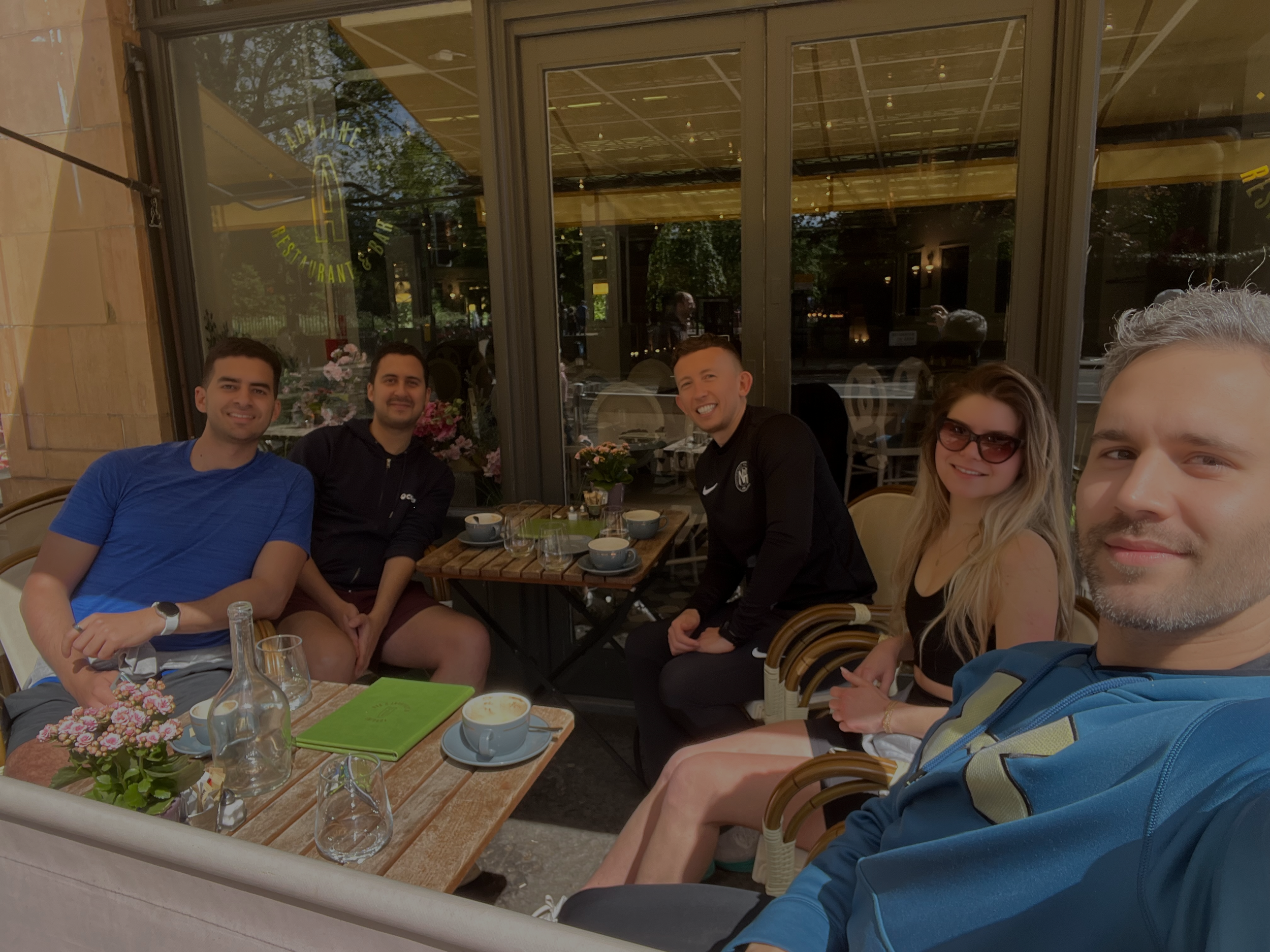 A picture from Notting Hill Running Club's Monthly meet up. 