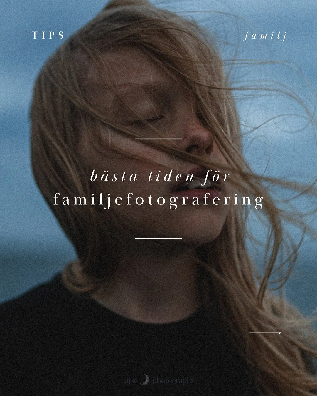 N&auml;r ska man boka familjefotografering? 
Svar: n&auml;r barnen inte &auml;r snoriga, solen inte st&aring;r mitt p&aring; himlen, alla &auml;r utvilade, alla &auml;r glada och ni r&aring;kar ha rena kl&auml;der hemma. Allts&aring;&hellip; aldrig? 