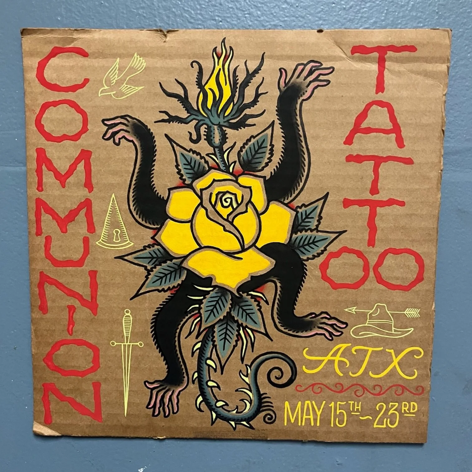 Jaie will be guesting with us for a short while May15-23rd. Contact him directly to book @jdevoretattoo