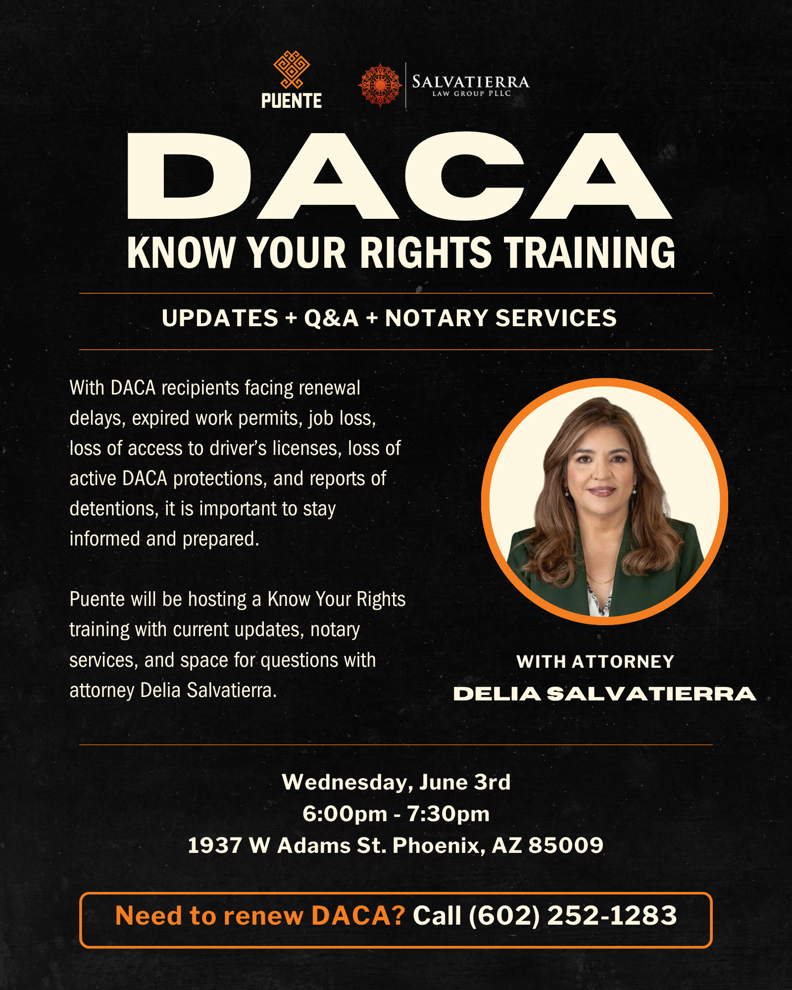 DACA Know Your Rights Training