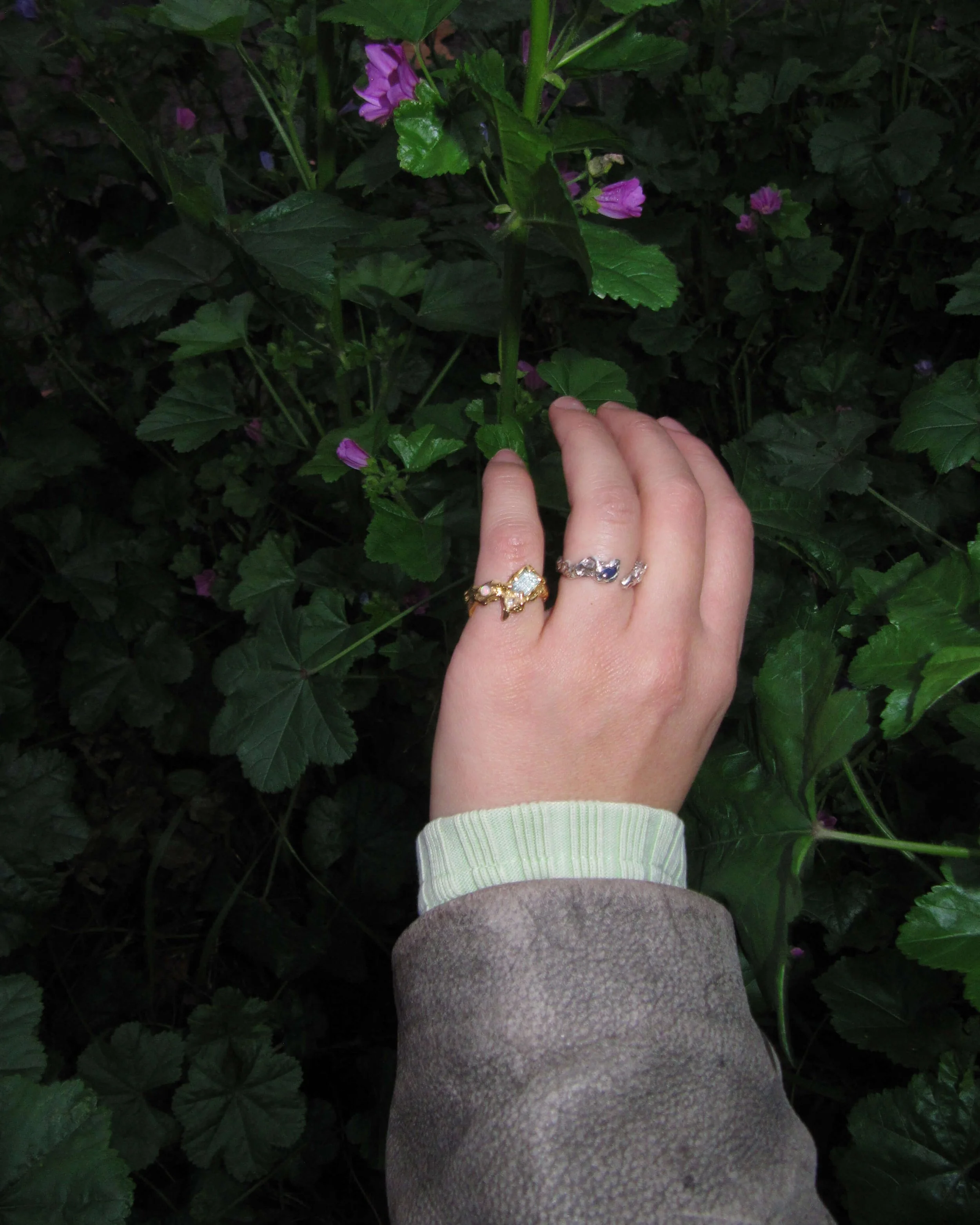 DK Egg & Yolk Ring for Minh-Tam worn seperately