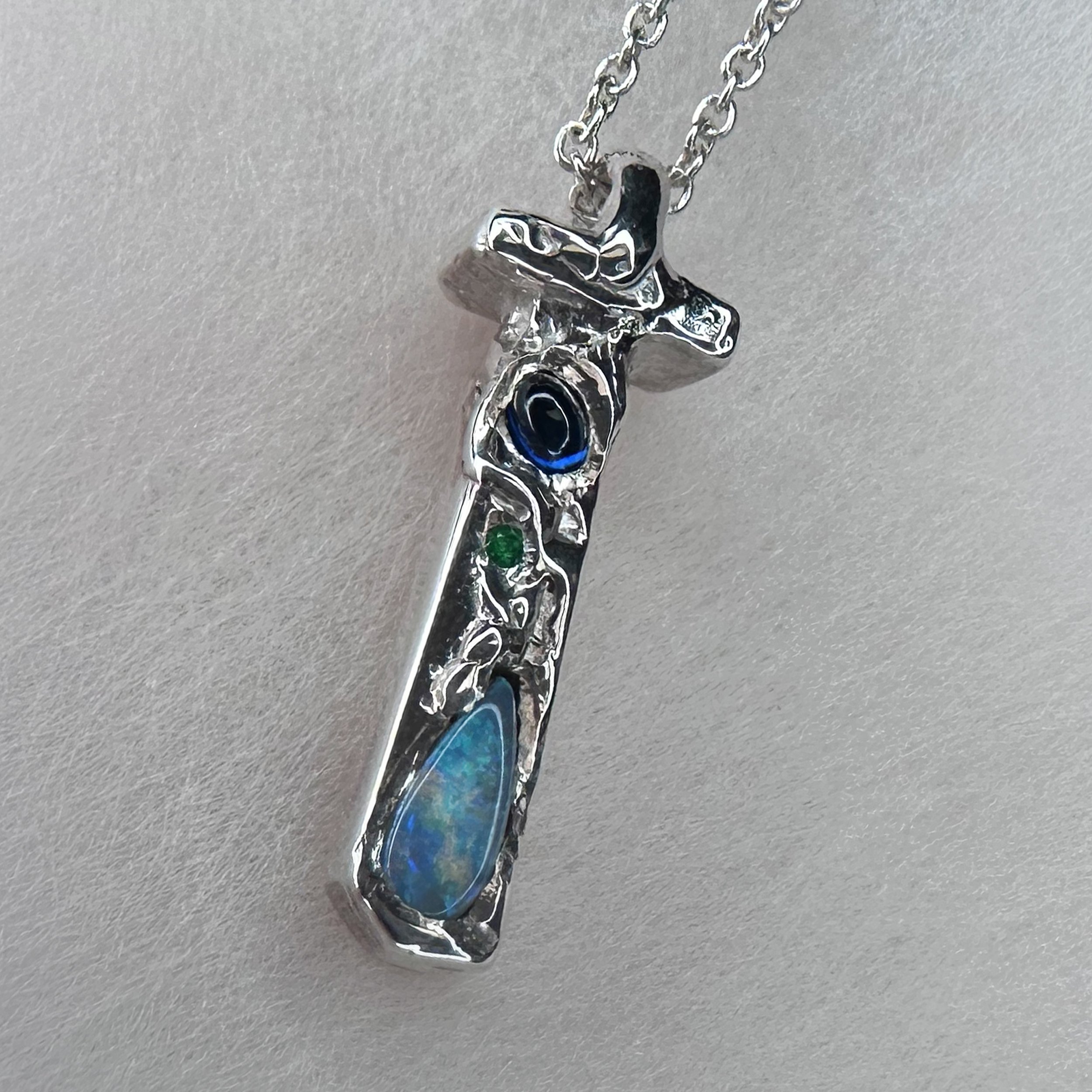 Ocean Pillar Pendant for Susanna