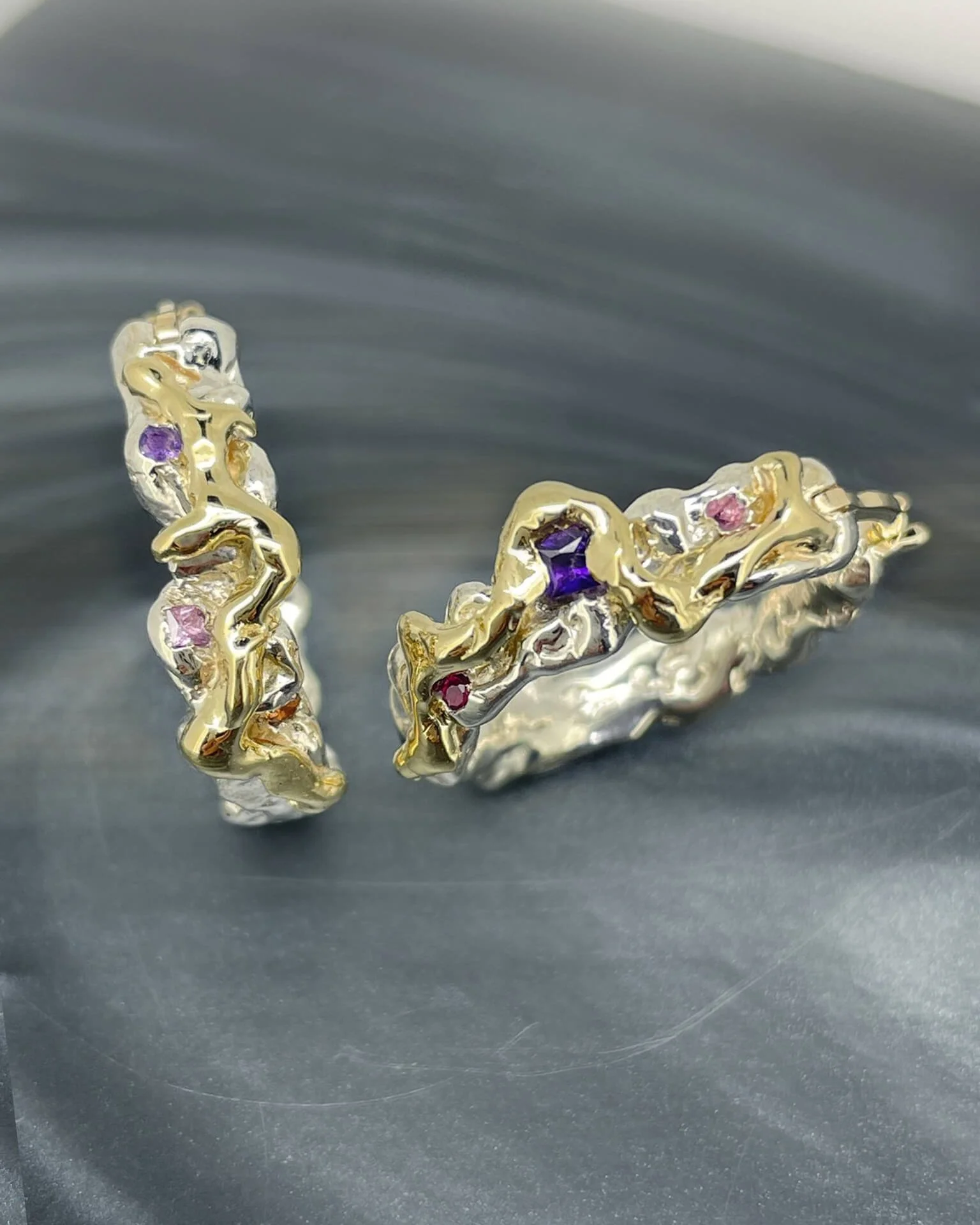 Silver & gold earrings for Natalia's new hoop-wearing chapter