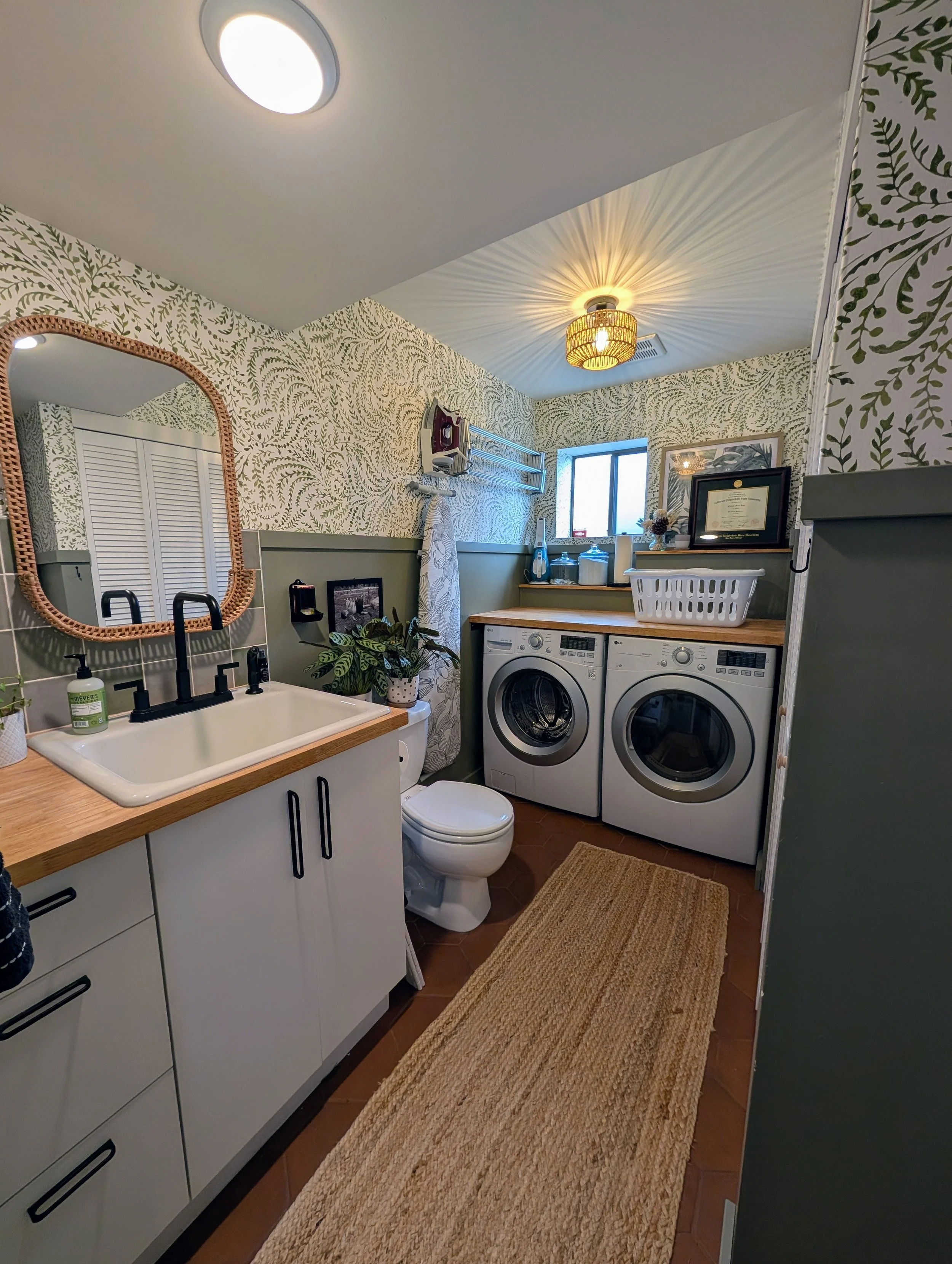 Renovated Laundry Room