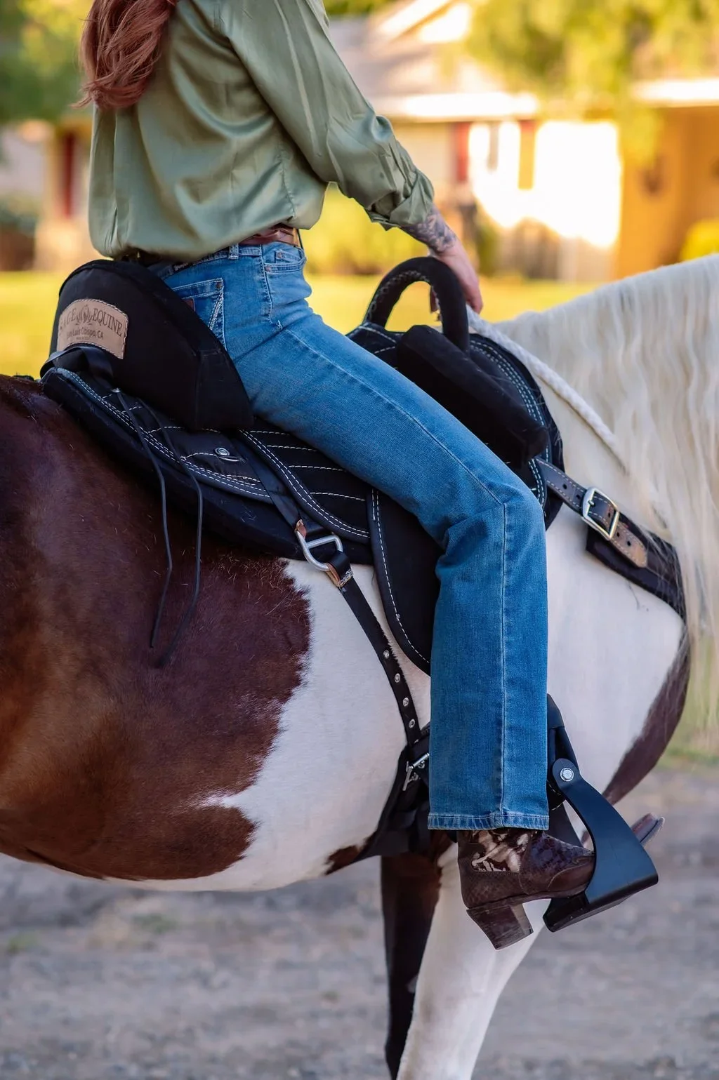 Sage Equine Versatile Stirrups, Custom Treeless Sadles, San Luis Obispo, California