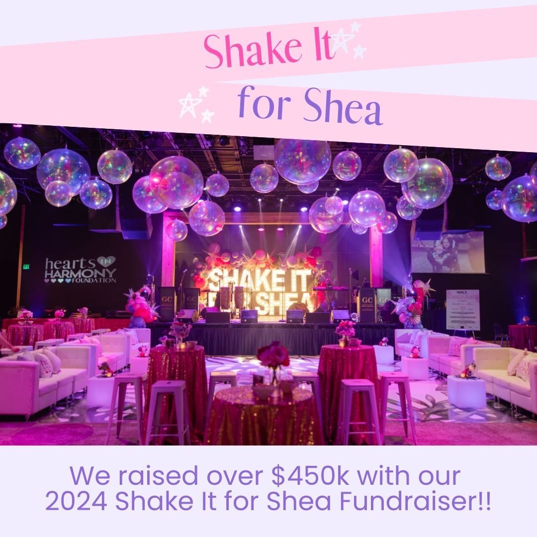 Thanks to your incredible support, our Shake it For Shea fundraiser has raised over $450,000 to help fight Long QT Syndrome! 
We are beyond grateful to each and every one of you for your donations, participation, and love. Your contributions bring us
