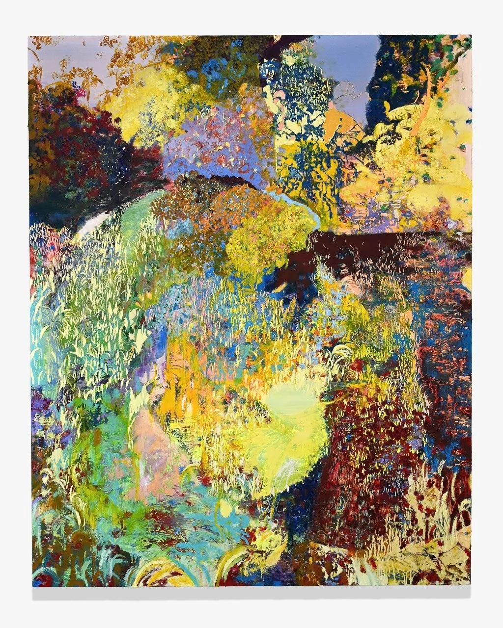 Connie Harrison
Scratched Gorse, 2025
Oil paint and wax paste on
wooden panel
100 x 80 cm (39 x 31.5 in)