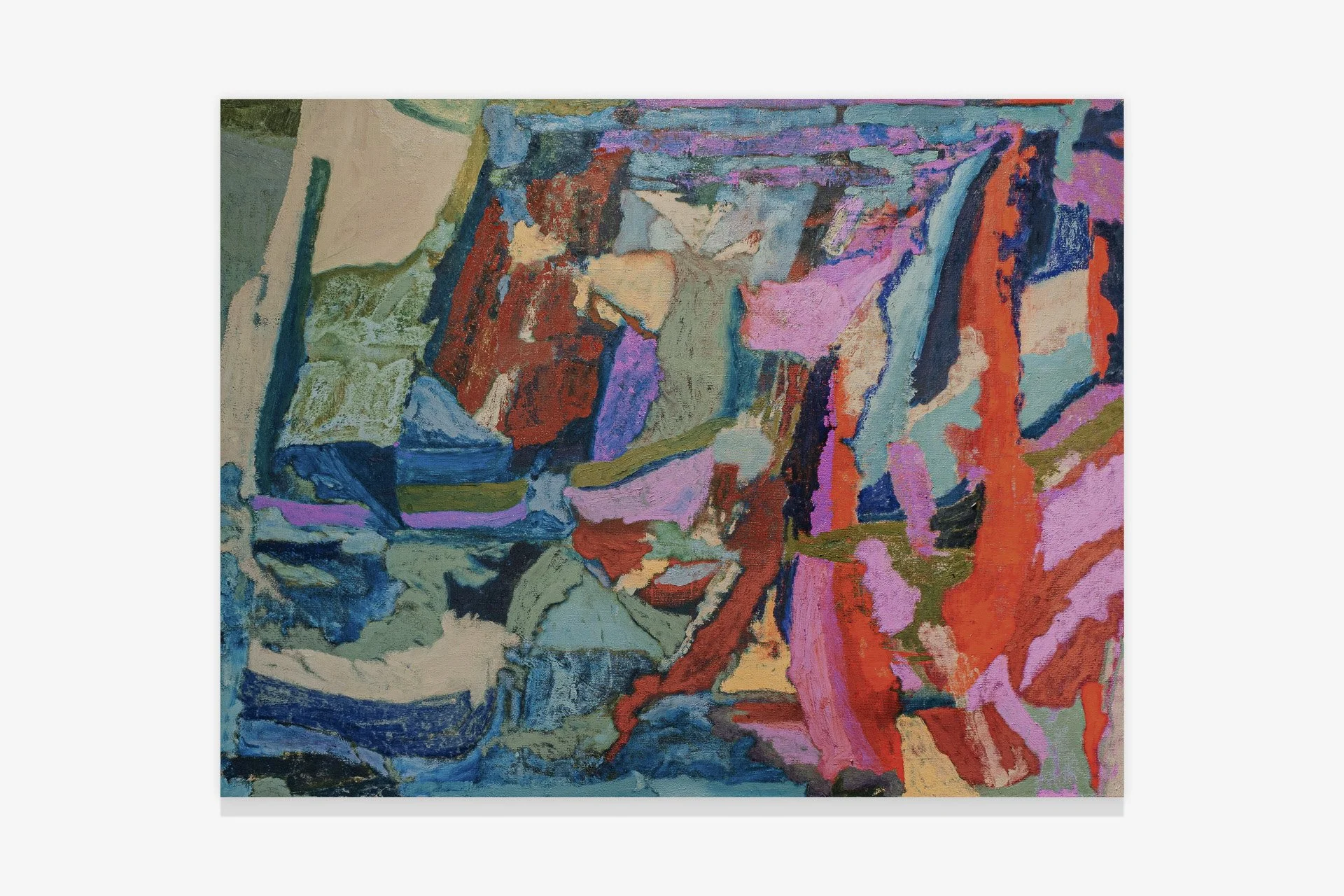 Annice Fell    
 Still in the Squall,   2025  
Oil and oil stick on canvas  
100 x 130 cm