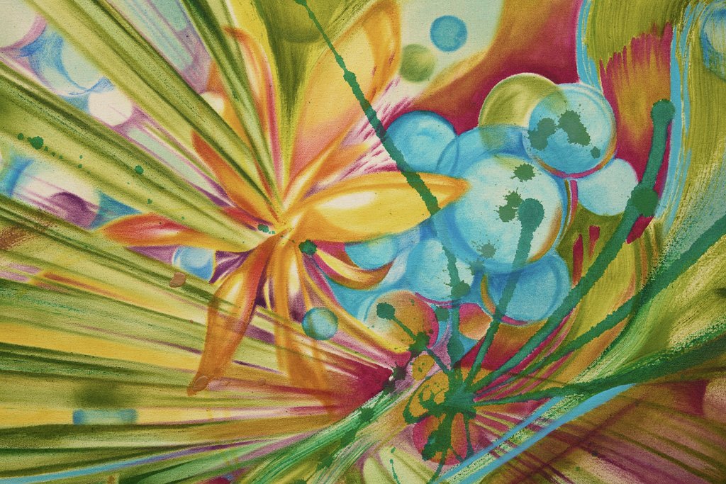 Detail of 'A Child's Dream, Glistening Light,' 2025