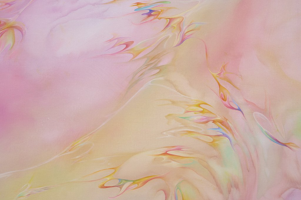 Detail of I Long to Return to the Golden Field of My Dream, 2025
