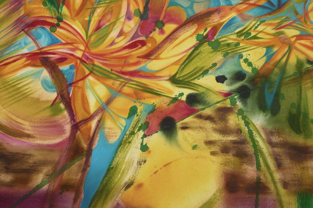 Detail of 'A Child's Dream, Glistening Light,' 2025