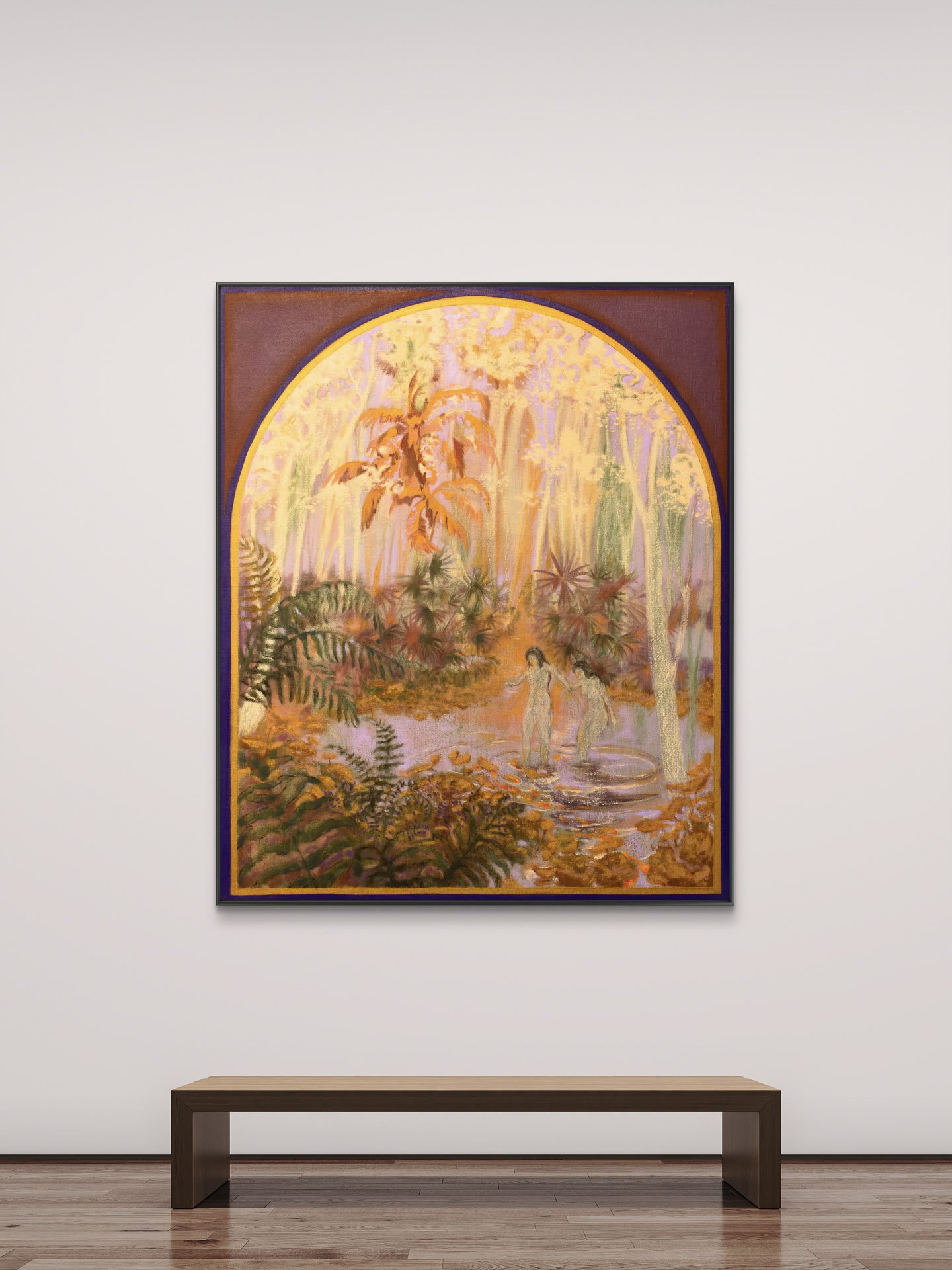 Tuan Vu
Catching Lights, 2025
Oil and oil sticks on linen
122 x 101.5 cm (48 x 40 in)